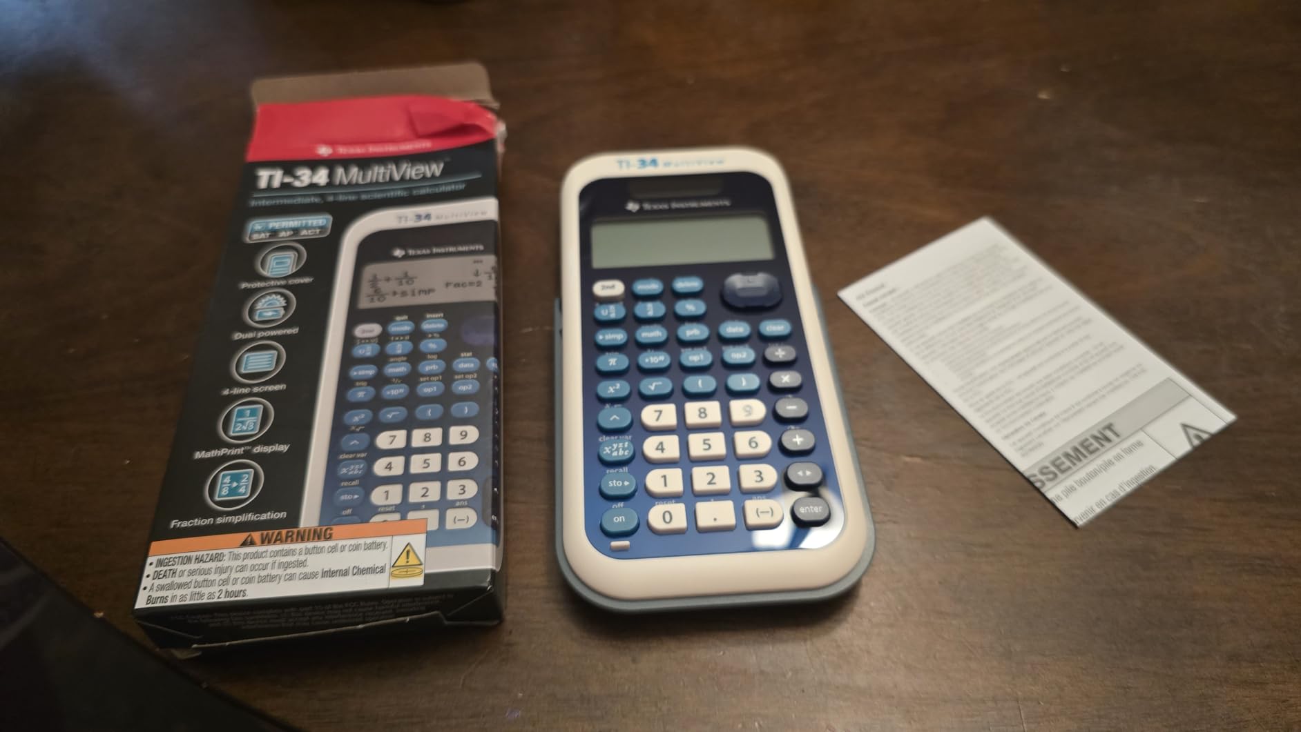 Texas Instruments TI-34 MultiView Scientific Calculator customer photo 1