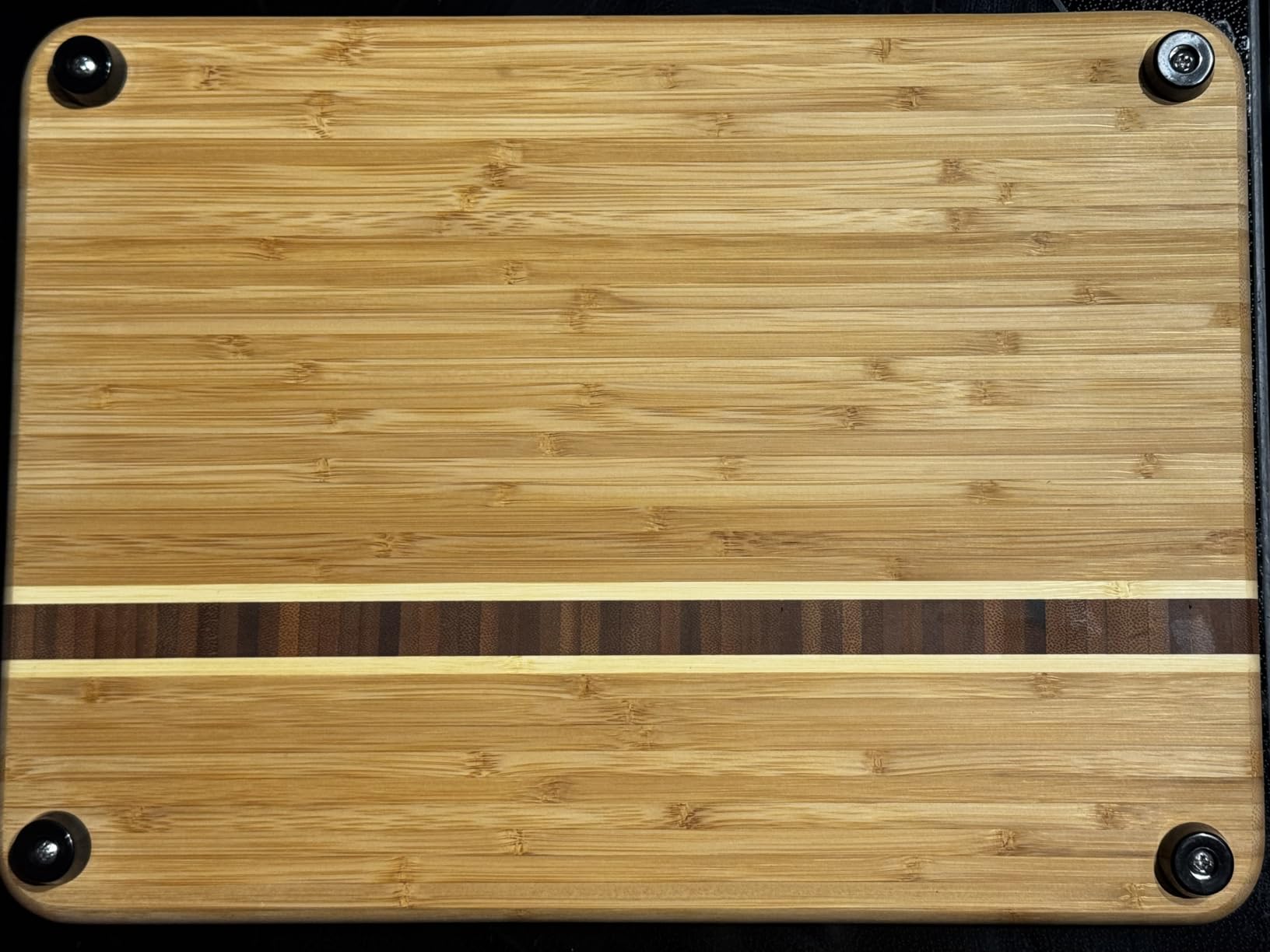 Totally Bamboo Martinique Bamboo Serving and Cutting Board, 15