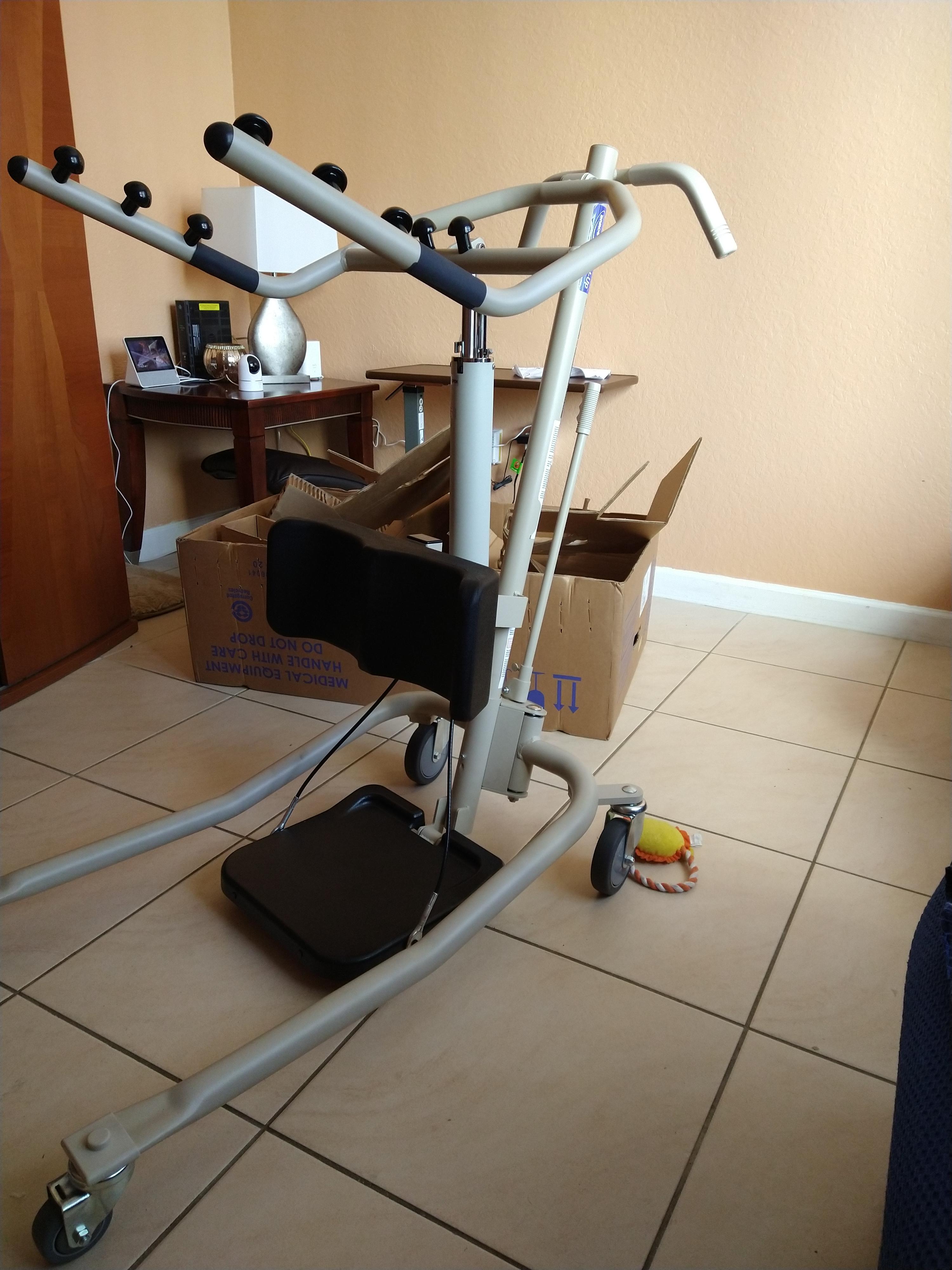 Invacare Sit to Stand Lift for Elderly, Hydraulic Stand Assist Lift Aid for Patient, Lift Assist Transfer Device customer photo 1