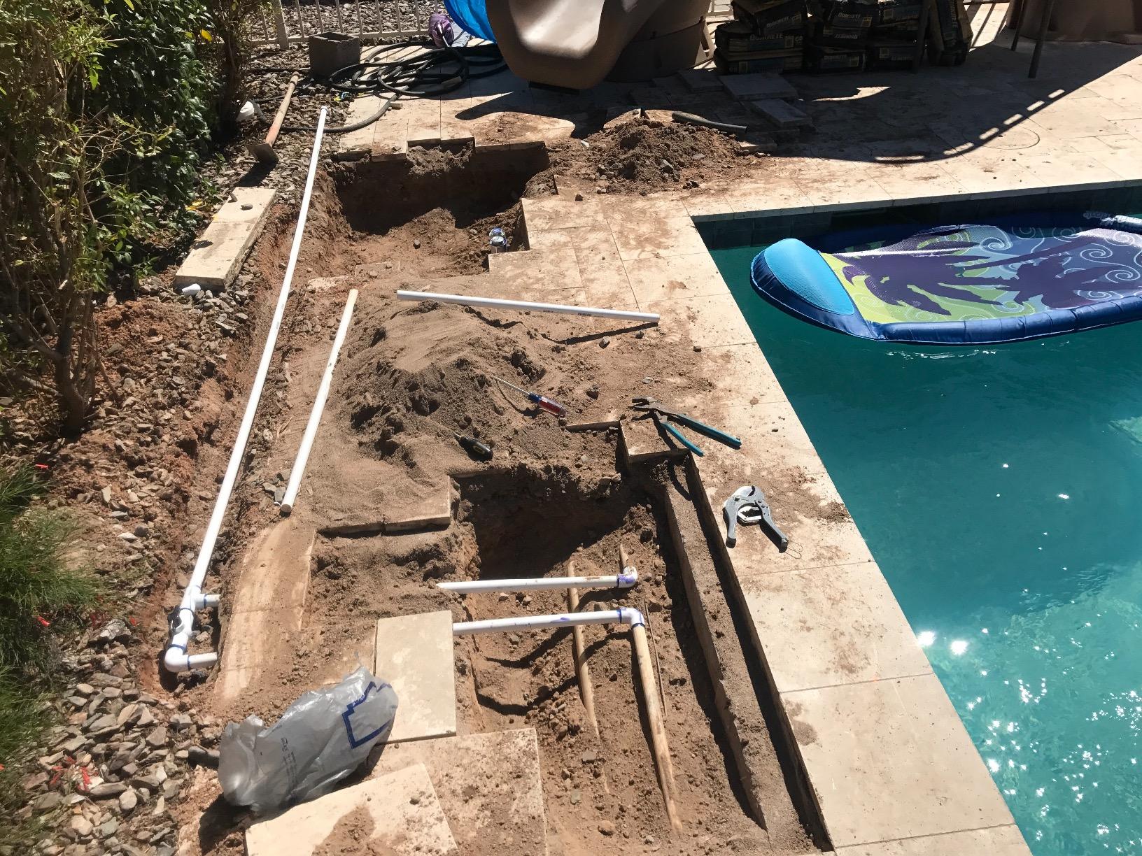 S.R.Smith Typhoon Pool Slide, Gray - Premium Water Slide with Left Curve for Inground Swimming Pool - Deck Mounted with Enclosed Ladder for Safety customer photo 2