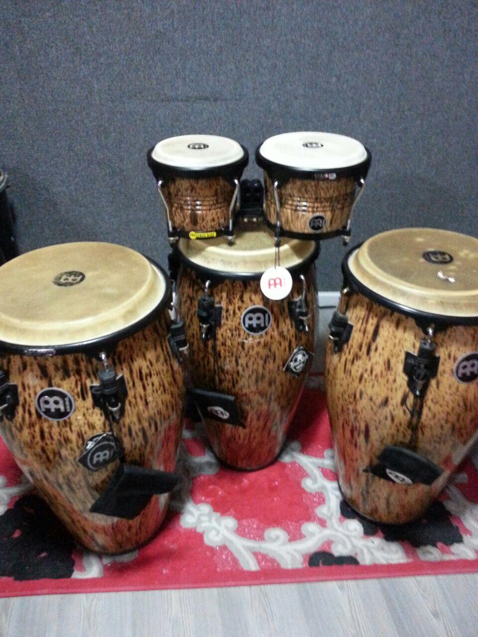 Meinl Percussion FWB190AF Free Ride Series Wood Bongos, Amber Flame Finish customer photo 2