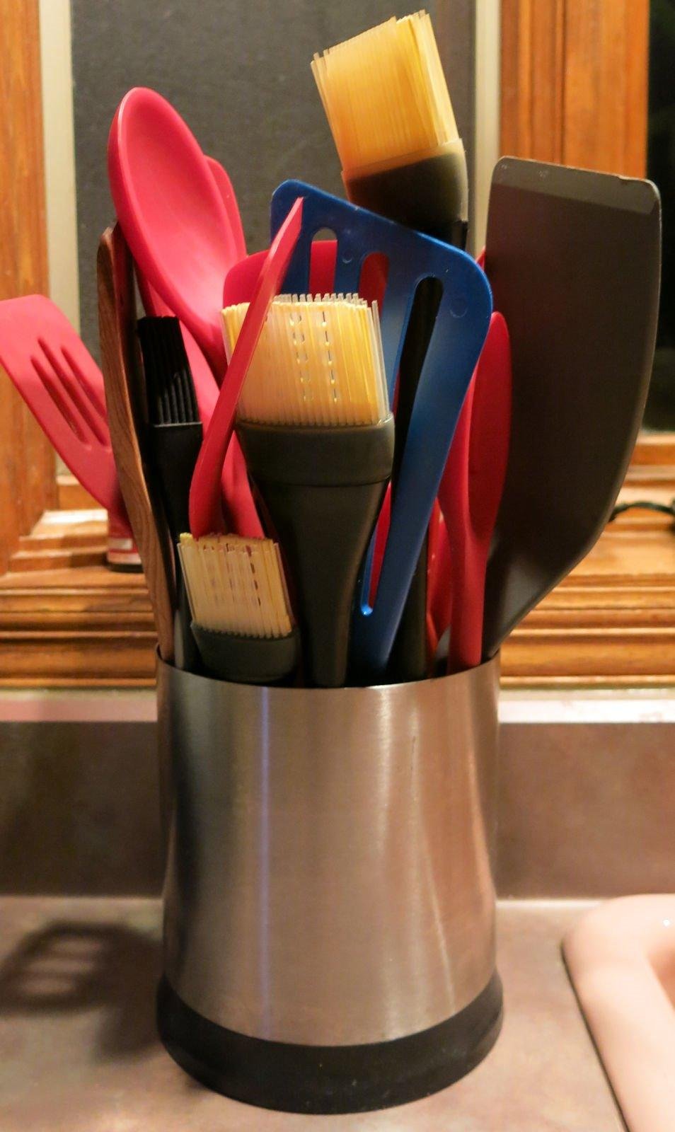 OXO Good Grips Stainless Steel Rotating Utensil Holder customer photo 2