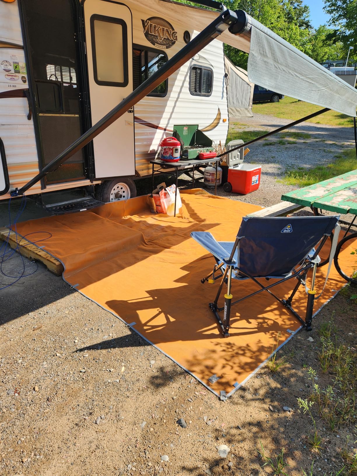 CGEAR Original Sand-Free Outdoor Camping Mat - Beach, Picnic & Camping Ground Mat with Carry Pouch customer photo 1