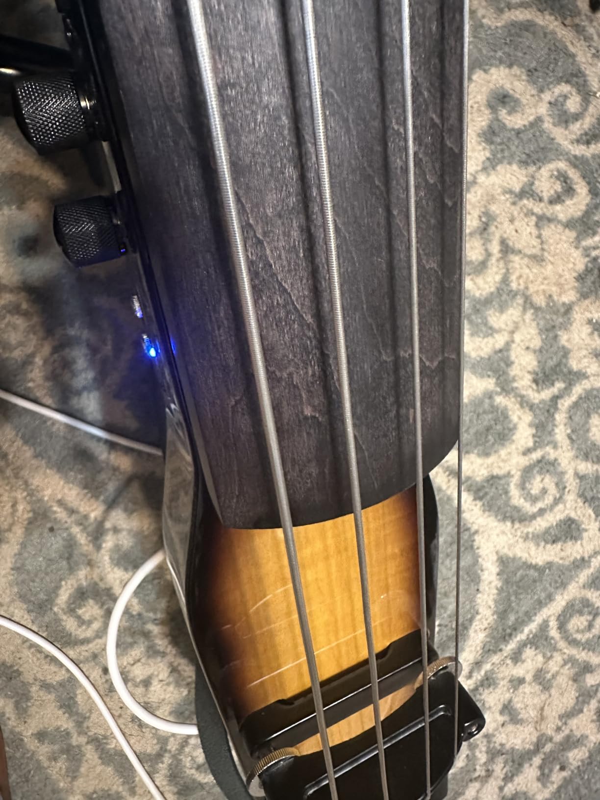 Stagg EDB-3/4 H Electric 3/4 Size Double Bass with Gigbag Included - Honey customer photo 1