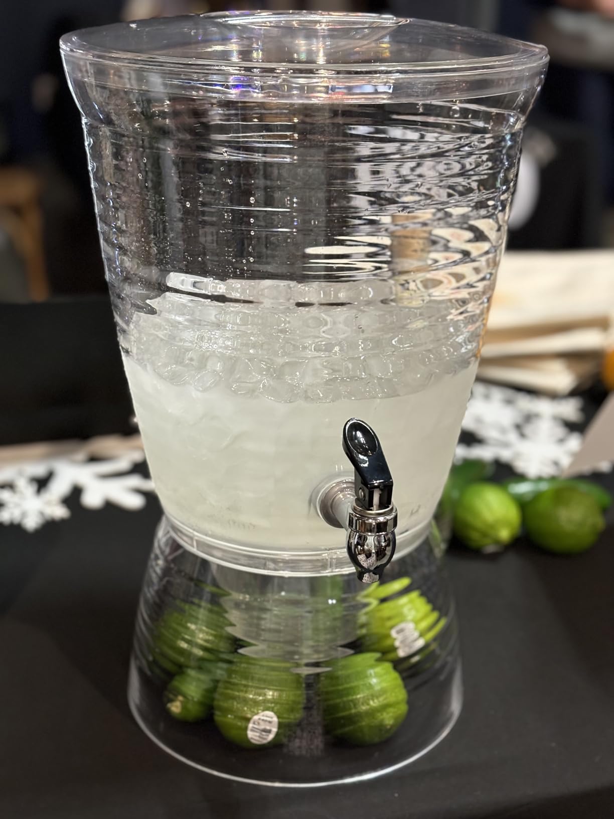 CreativeWare Bark Beverage Dispenser, 2.5 Gallon, Clear customer photo 1