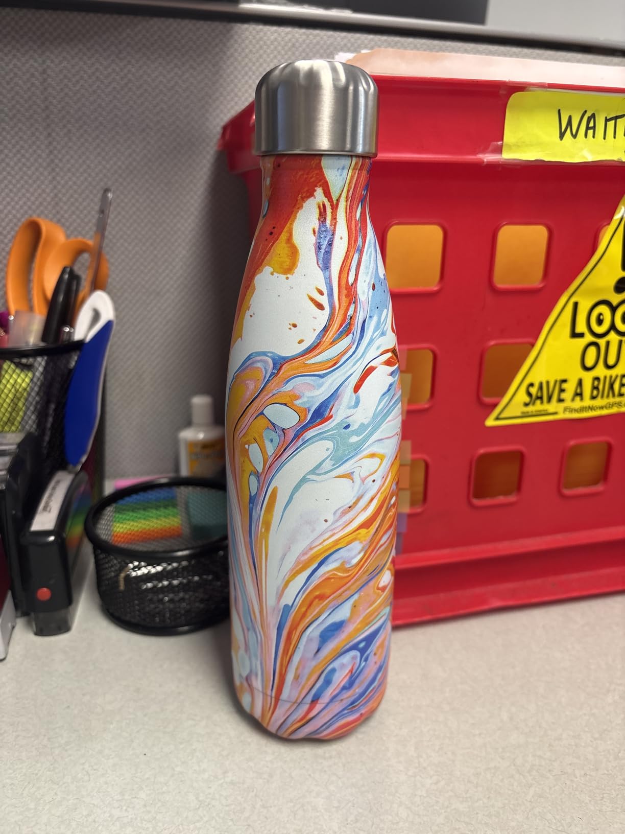 S'well Stainless Steel Water Bottle, 17oz, Ocean Blue, Triple Layered Vacuum Insulated Keeps Drinks Cold for 36 Hours and Hot for 18, BPA Free customer photo 2