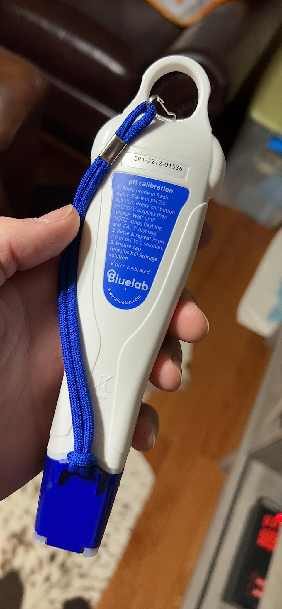 Bluelab pH Pen - +/- 0.1 pH Accurate, Durable Double Junction Probe, Waterproof and Floats, Auto Temperature Compensation, Easy Calibration - Made in NZ customer photo 1