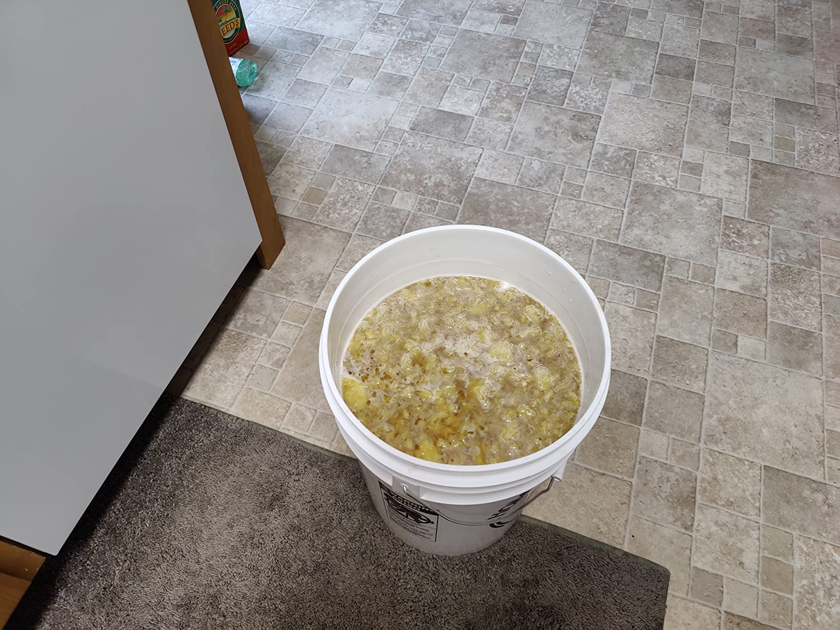 FastRack Fermentation Bucket Home Brewing Wine Fermenter 6.5 Gallon Fermenting Bucket with Lid 100% Food Grade-BPA Free Fermenting Bucket for Your Beer, Wine, Mead customer photo 1