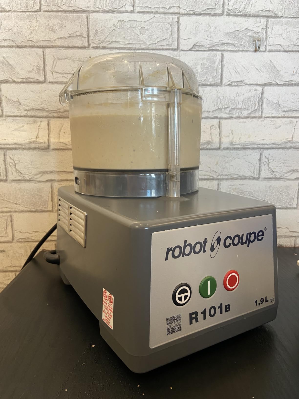 Robot Coupe R101B CLR Combination Food Processor, 2.5 Quart Clear Batch Bowl, Polycarbonate, Clear, 120v customer photo 1