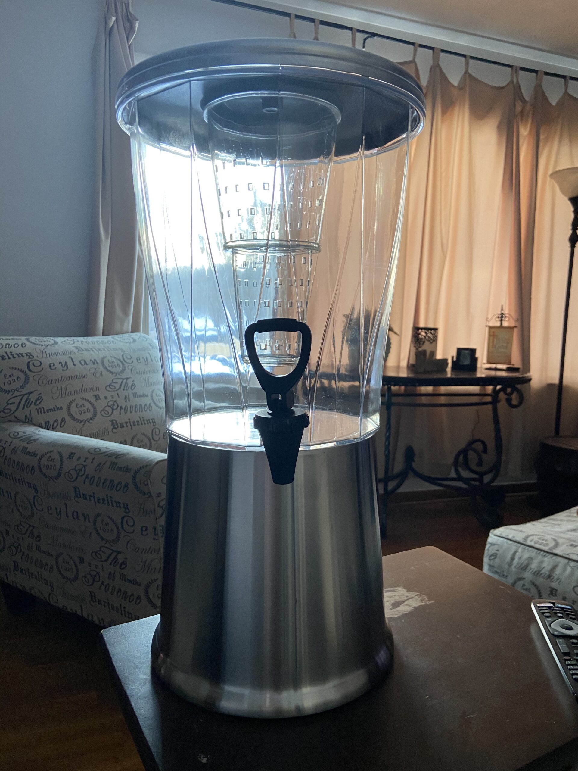 Service Ideas CBDRT5SS Beverage Dispenser with Infuser Tube, Stainless Steel and Plastic, NSF, 5 Gallon, Brushed customer photo 2