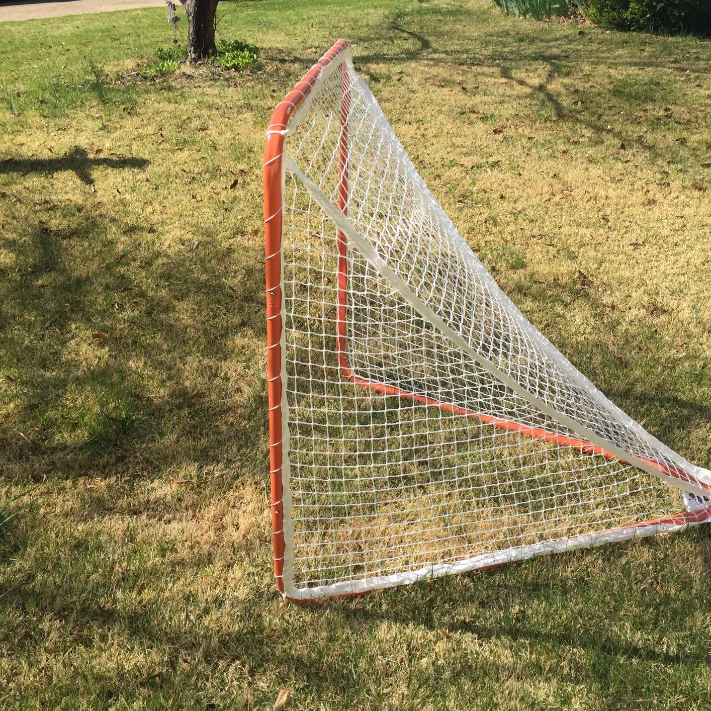 Franklin Sports Backyard Lacrosse Goal - Kids + Adult Lacrosse Training Net - Lacrosse Training Equipment - Perfect for Youth + Adult Training customer photo 2