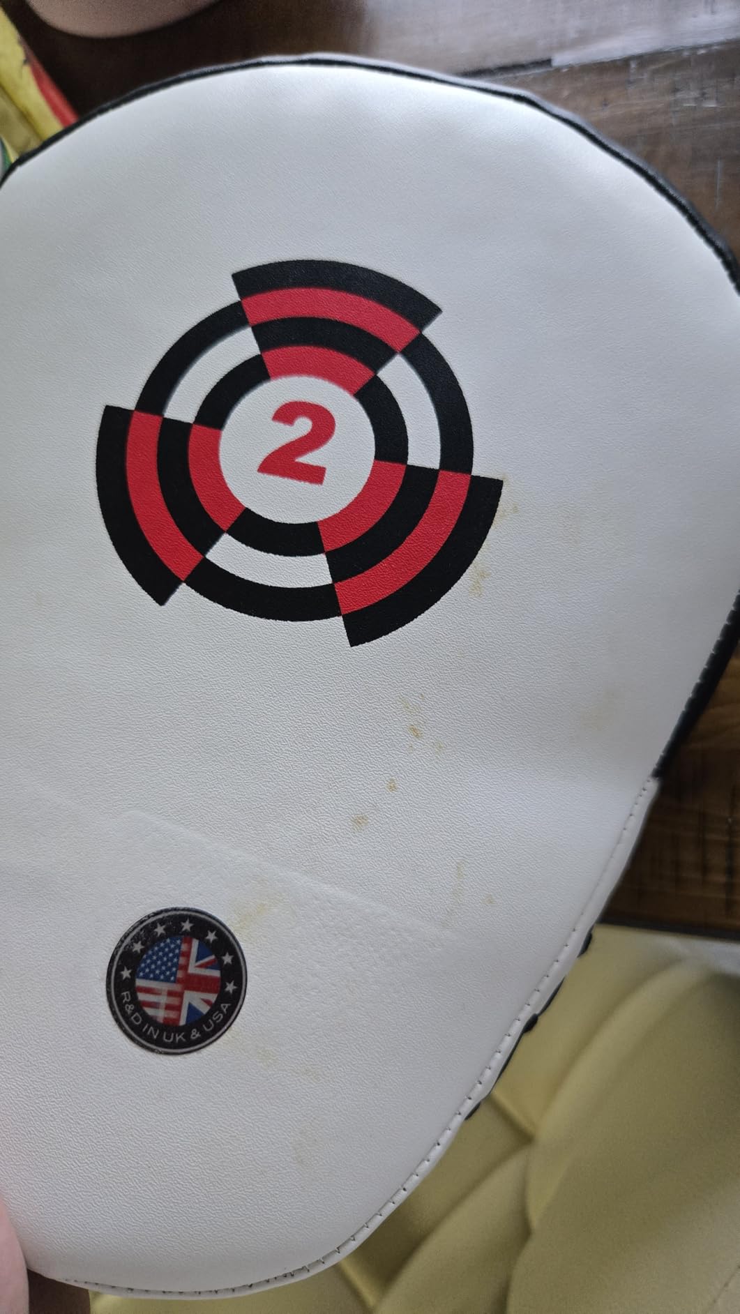 RDX Boxing Pads Focus Mitts, Maya Hide Leather Curved Hook and Jab Target Hand Pads, Great for MMA, Kickboxing, Martial Arts, Muay Thai, Karate Training, Padded Punching, Coaching Strike Shield customer photo 2