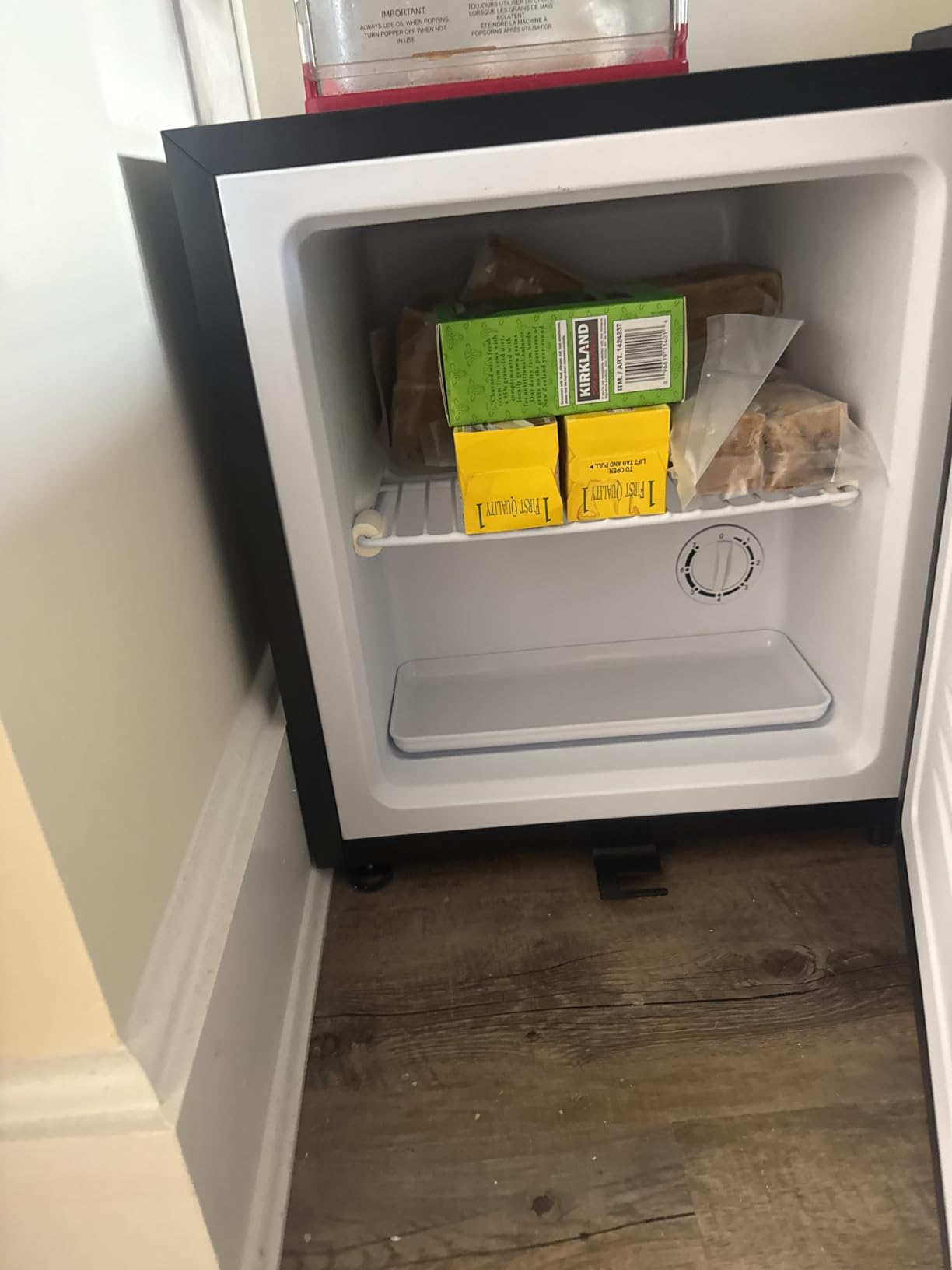 Whynter Upright Freezer with Lock, 2.1 Cu. Ft. Small Freezer Mini Freezer for Bedrooms, Dorms, Garages, Offices CUF-210SS, Stainless Steel Energy Star customer photo 1