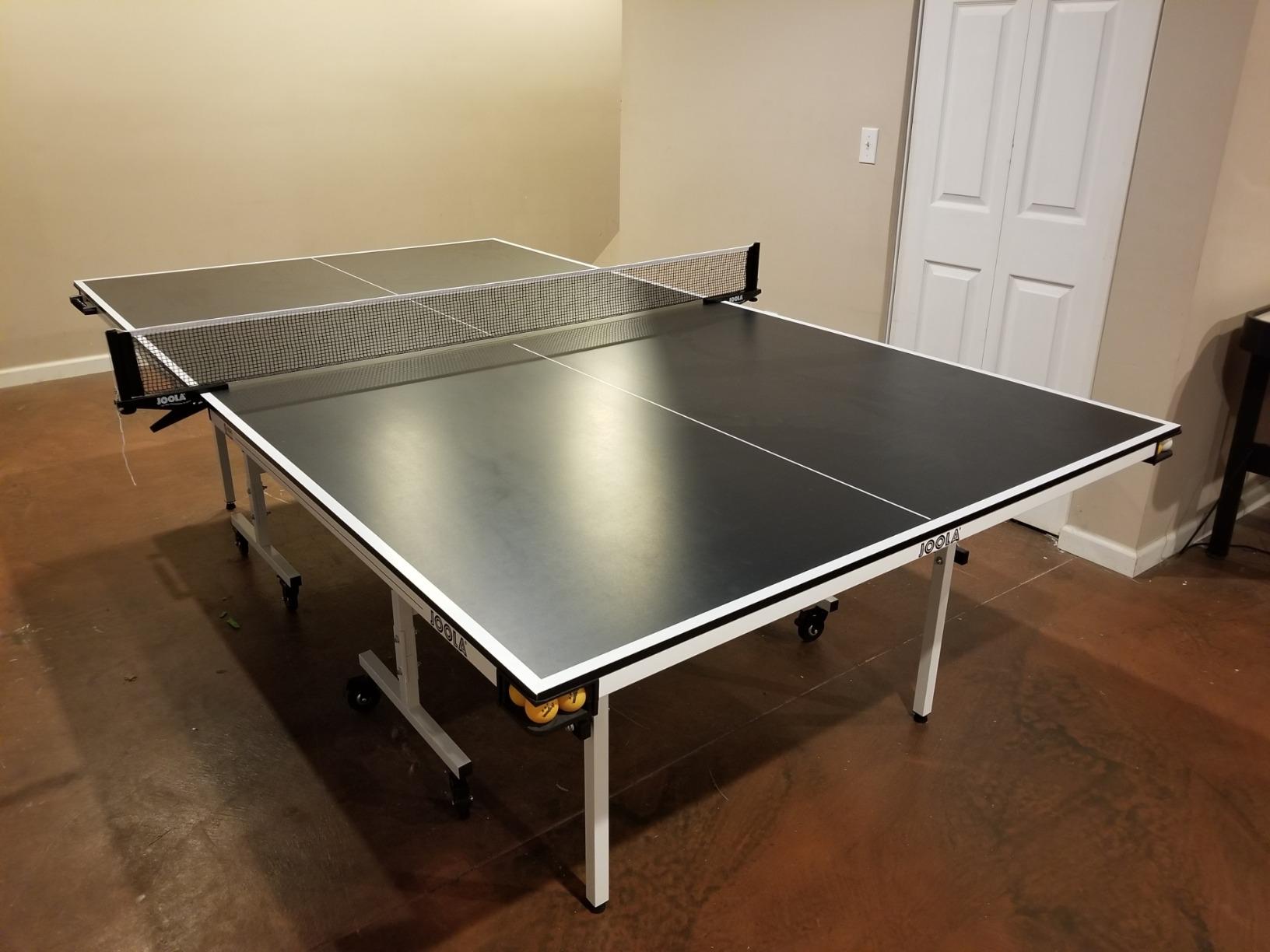 JOOLA Rally TL Professional MDF Indoor Ping Pong Table w/Quick Clamp Table Tennis Net & Post Set - 10 Minute Easy Assembly - Corner Ball Holders - Tournament Quality customer photo 2