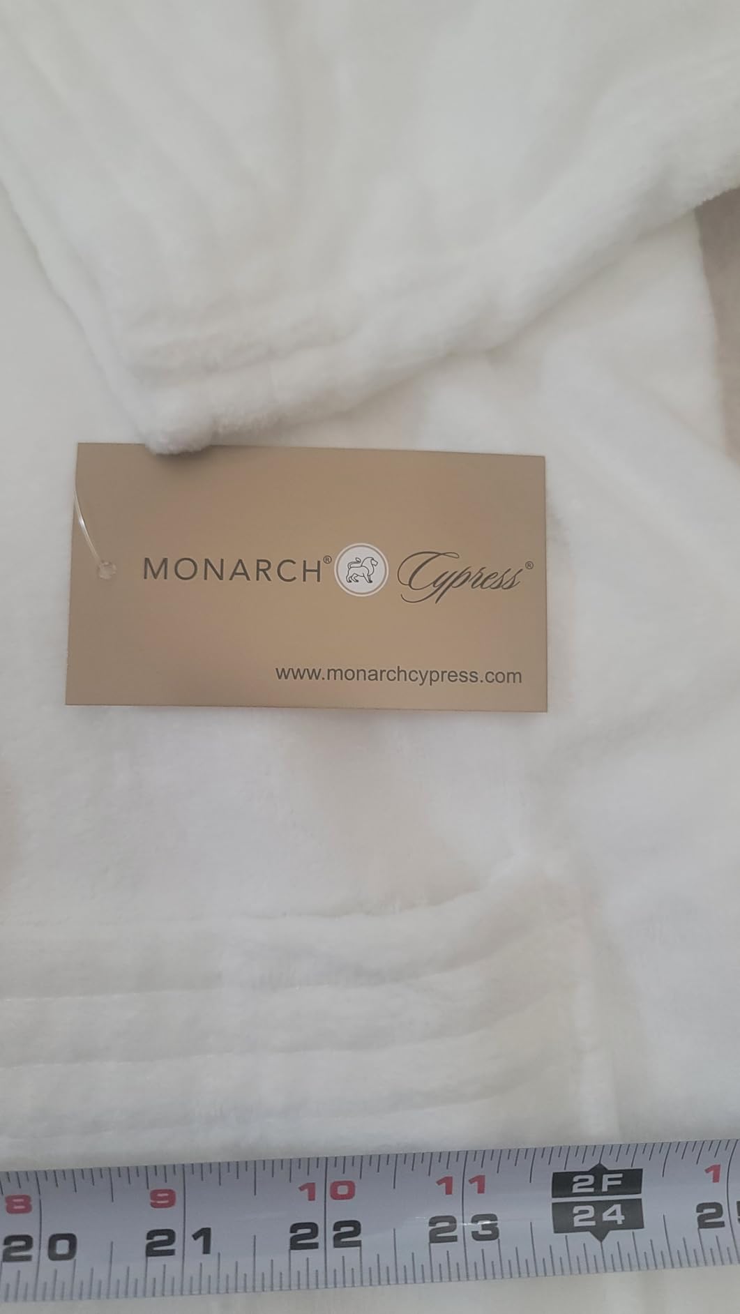 Marriott Terry Velour Bathrobe - Luxury 100% Cotton Hotel Spa Robe - Plush, Absorbent, Machine Washable - Shawl Collar, One Size customer photo 2