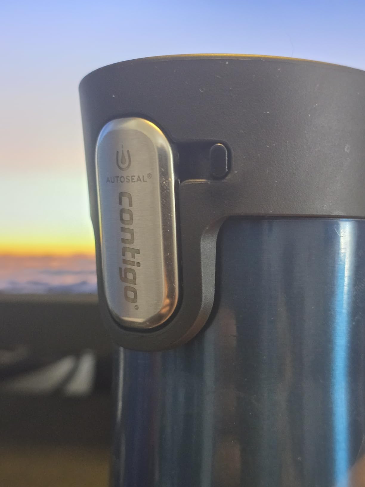 Contigo West Loop Stainless Steel Travel Mug with AUTOSEAL Lid, 16oz., Stainless Steel/Black customer photo 1