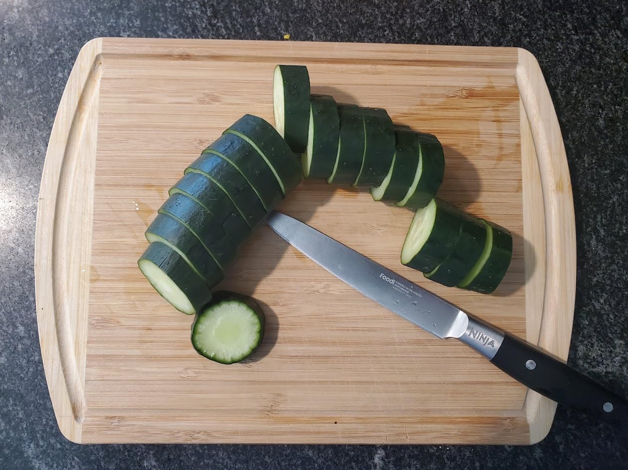 Greener Chef Luxury Bamboo Cutting Board (Extra Large) with Vertical Grain Strength Technology - Non Toxic, Spacious and Lightweight 18