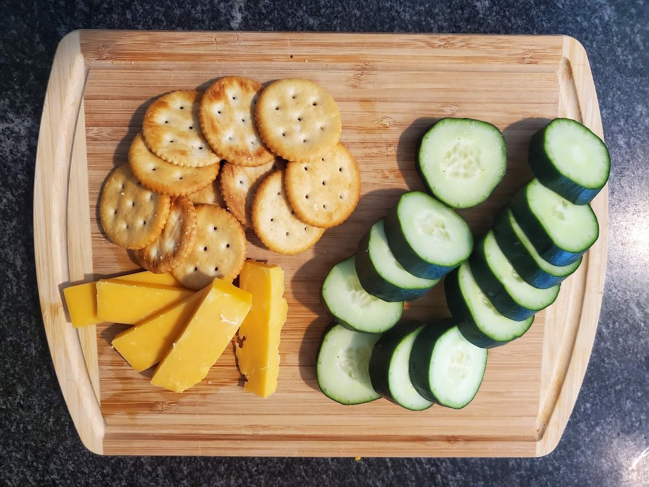 Greener Chef Luxury Bamboo Cutting Board (Extra Large) with Vertical Grain Strength Technology - Non Toxic, Spacious and Lightweight 18