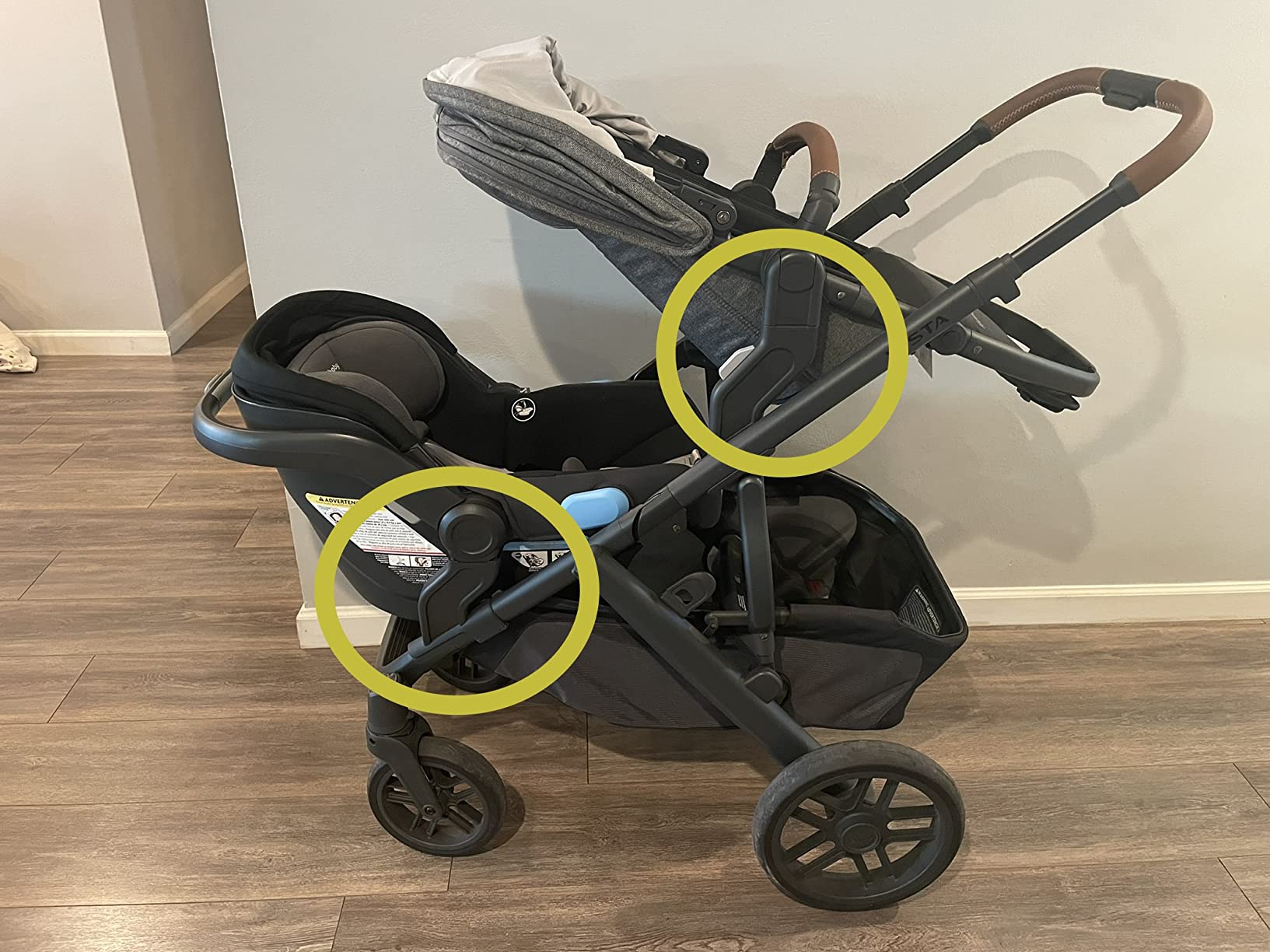 UPPAbaby Upper Adapter for Vista, Vista V2, and Vista V3 Strollers - Compatible with Bassinet, Toddler Seat, Aria, Mesa V2, or Mesa Max customer photo 2