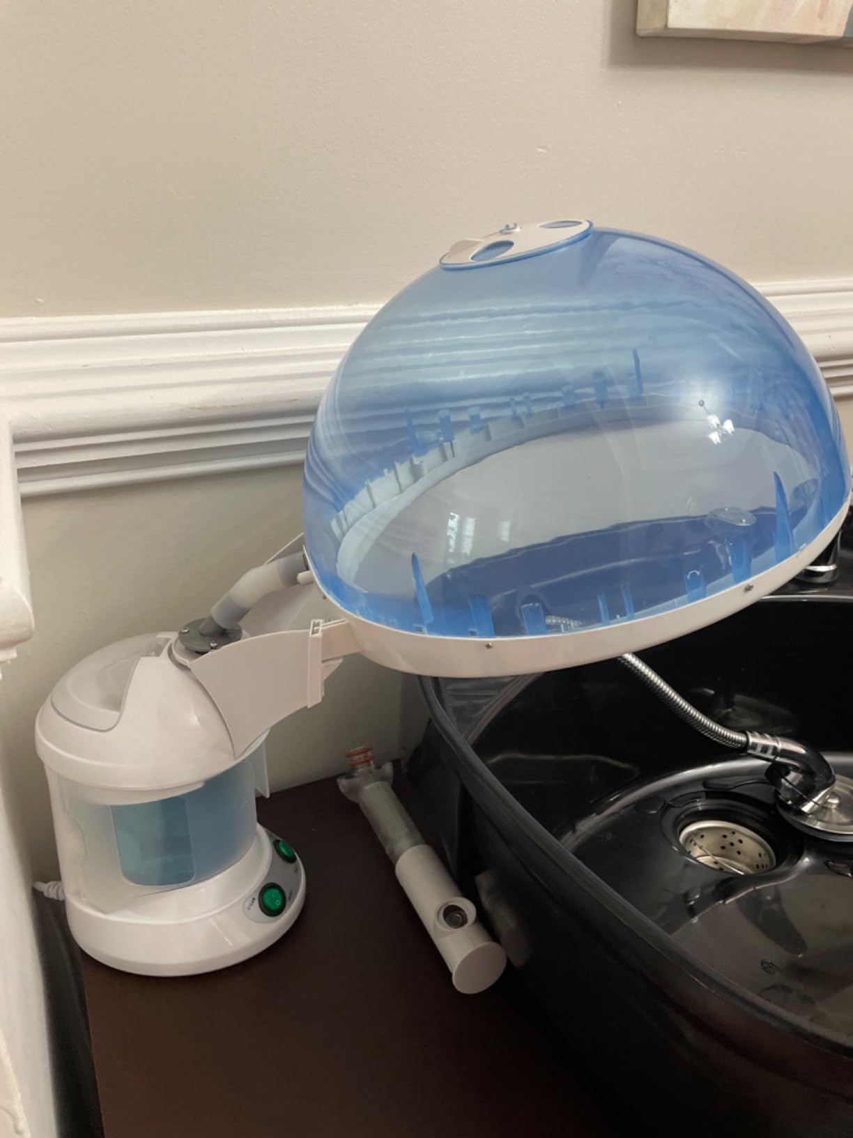 ZENY 3-in-1 Portable Facial Steamer and Hair Steamer, Humidifier, Nano Ionic Face Steamer for Acne Blackhead, Unclogs Pores, Spa Quality customer photo 1