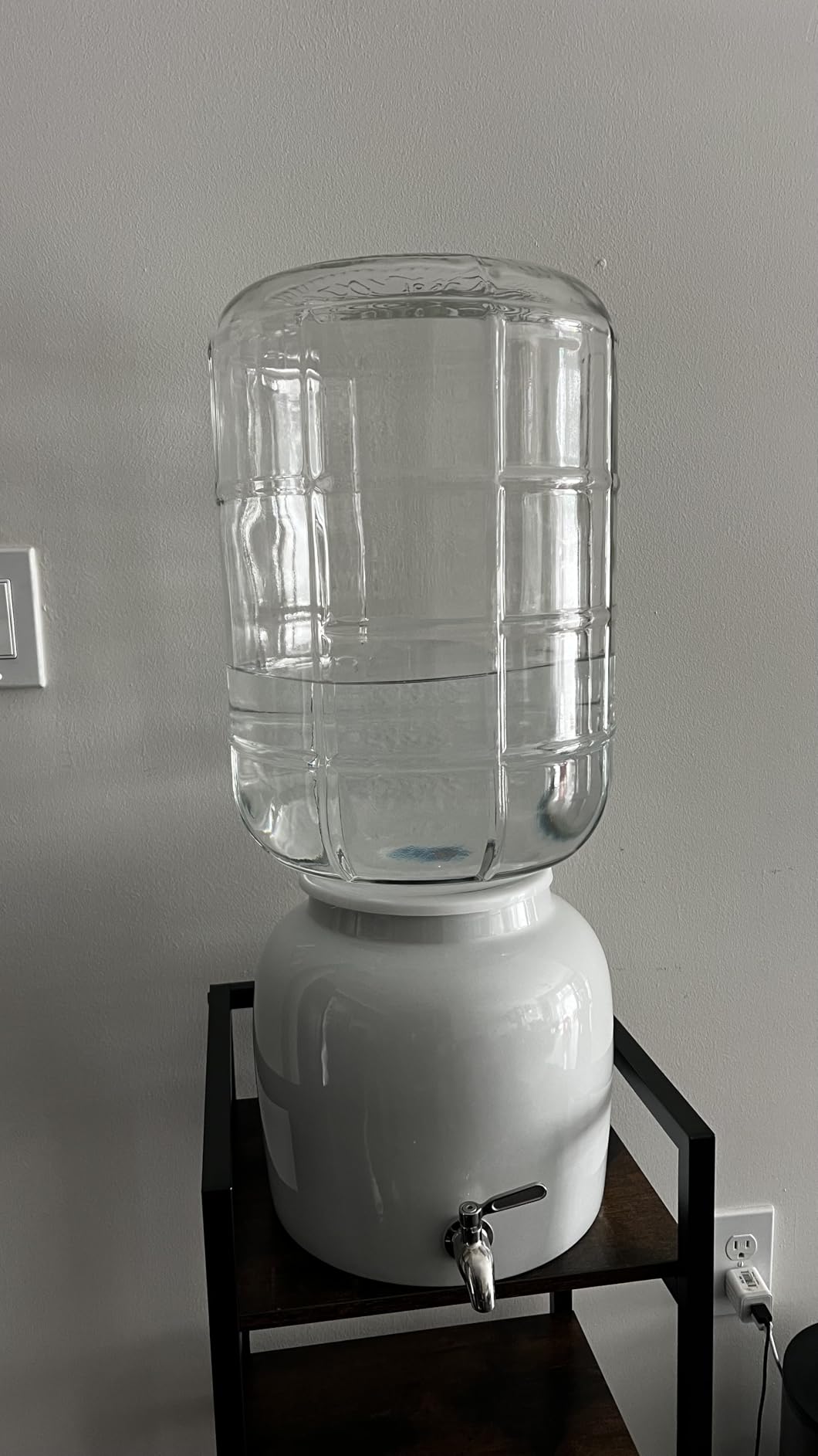 FastRack 5 Gallon Glass Carboy | Clear Italian Glass Fermenter for Wine & Beer Brewing, Home Fermentation Container | Durable Jug for Storage or Aging, Fits #7 Stopper (Not Included) customer photo 1