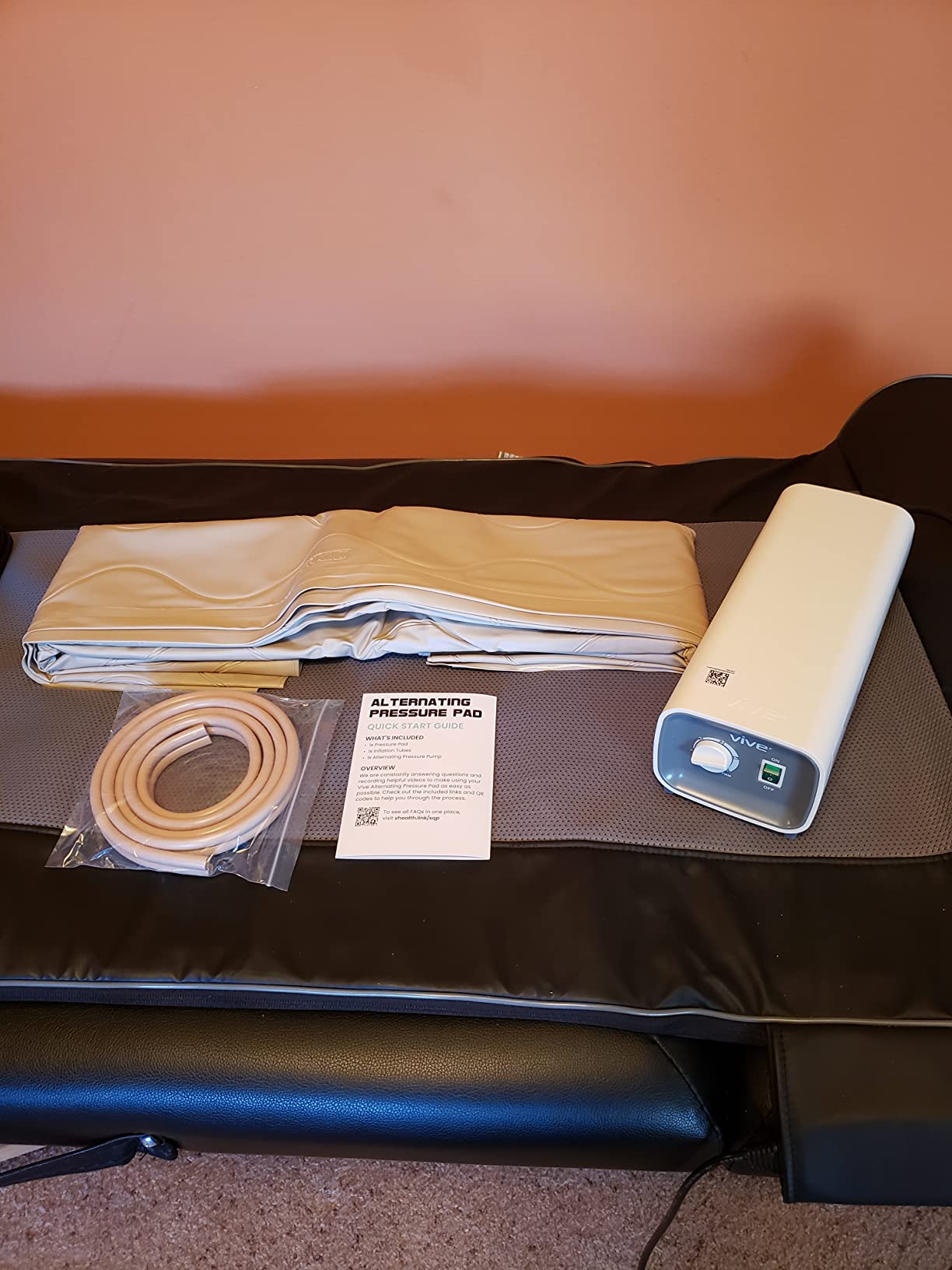 Vive Alternating Air Pressure Mattress Pad - The Original Bed Sore Prevention Solution - Hospital Topper for Bedridden Patients - Includes Waterproof, Breathable Ulcer Cushion & Whisper Quiet Pump customer photo 1
