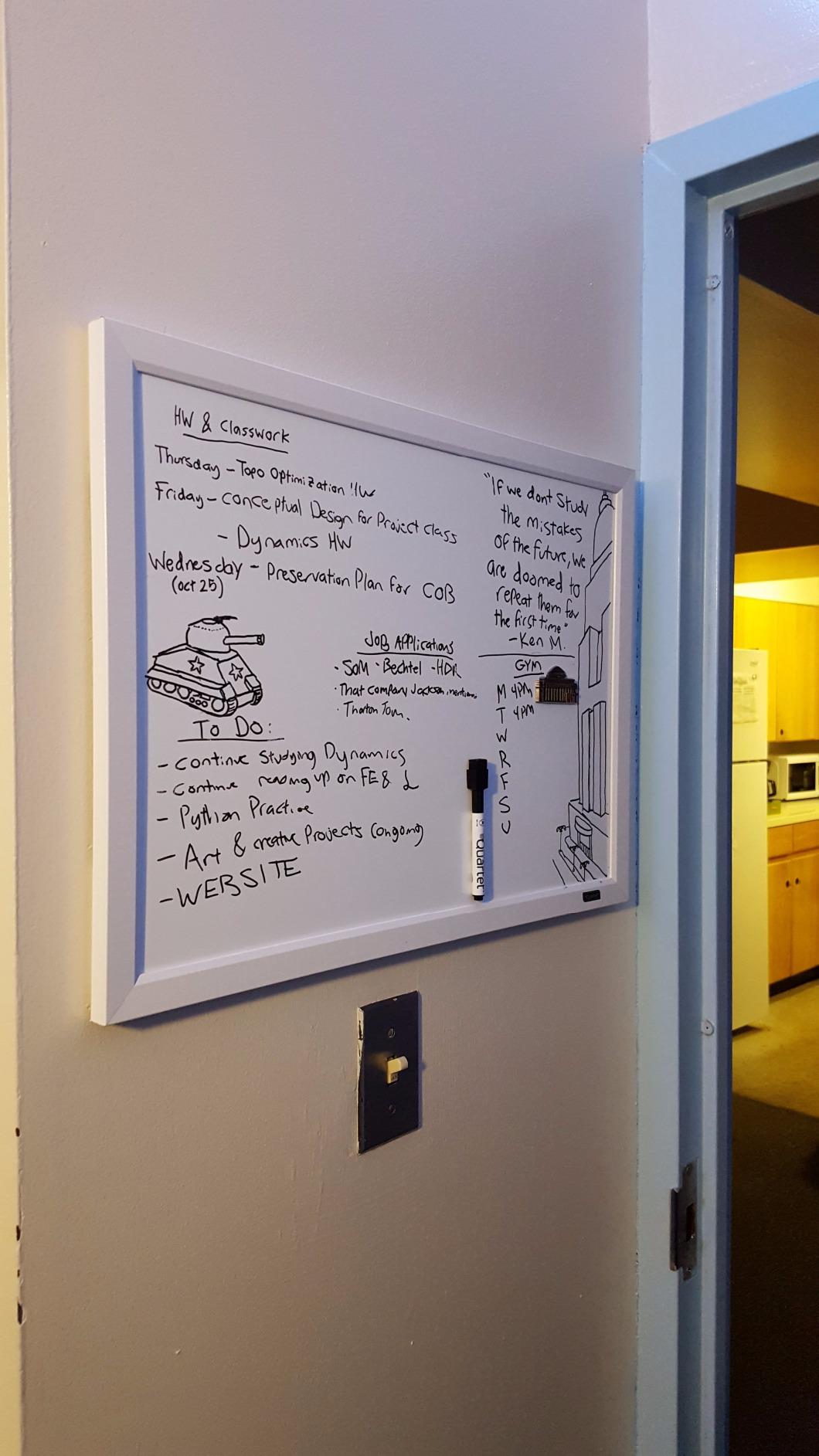 Quartet Magnetic Whiteboard, 17