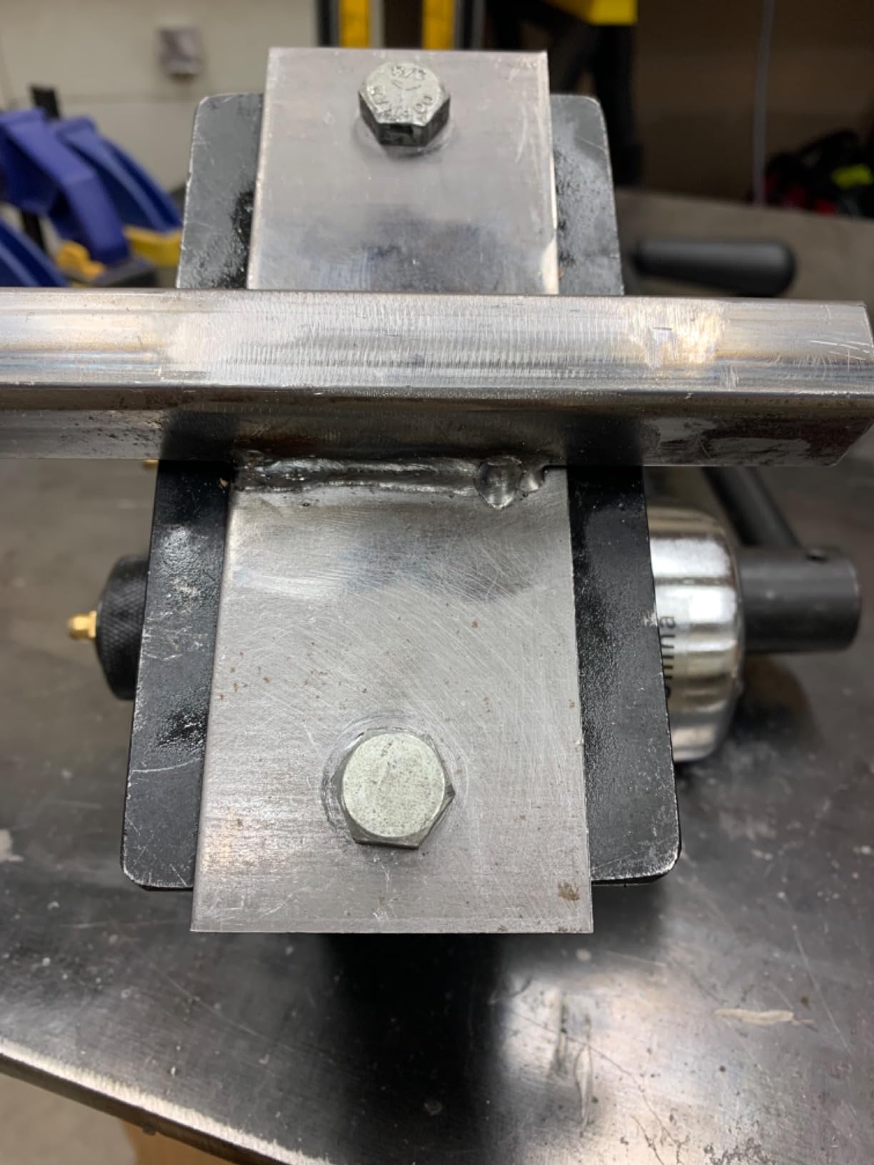 KAKA INDUSTRIAL Manual Ring Roll Bender PR-3 | 3 inch Min. Diameter Roller for 1/4 inch Round Bar and 1x3/16 inch Flat Bar | Hand Crank Design for Chandeliers, Plant Holders customer photo 2
