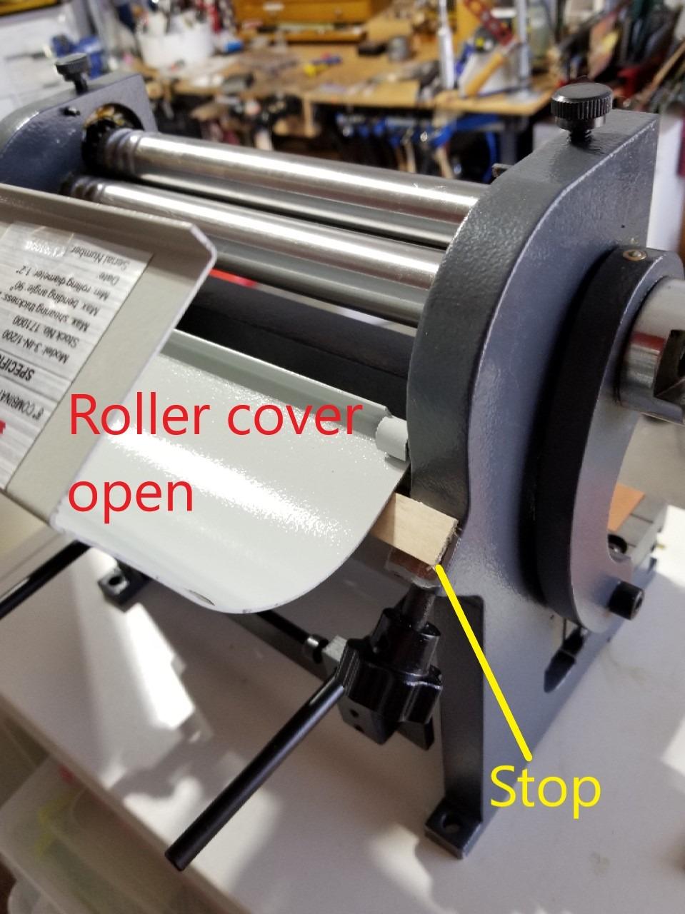 KAKA INDUSTRIAL Metal Brake, 8-inch, 3-In-1 Combination Shear Brake Roll Machine, 20-Gauge Shear, 90° | Slip Roll Machine for Bending Rolling 3-IN-1/8 customer photo 2