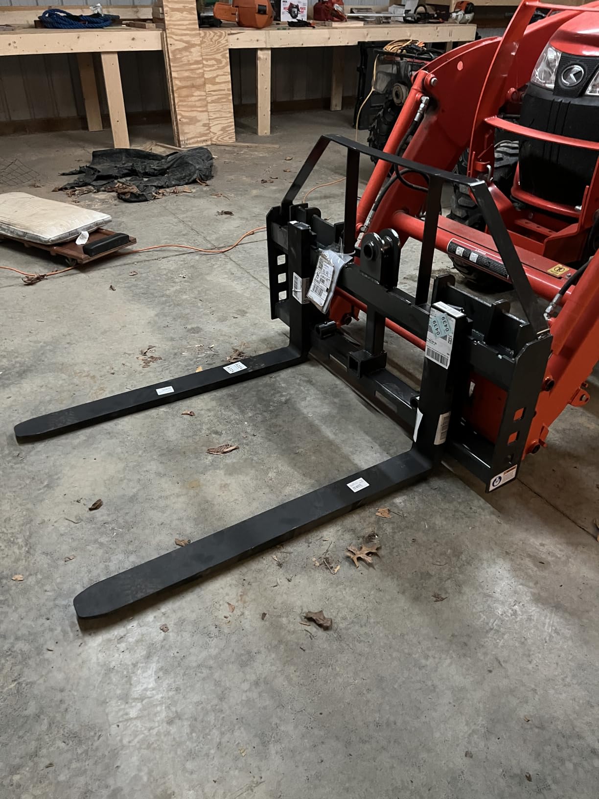 Titan Attachments Standard Series Pallet Fork Frame, 48