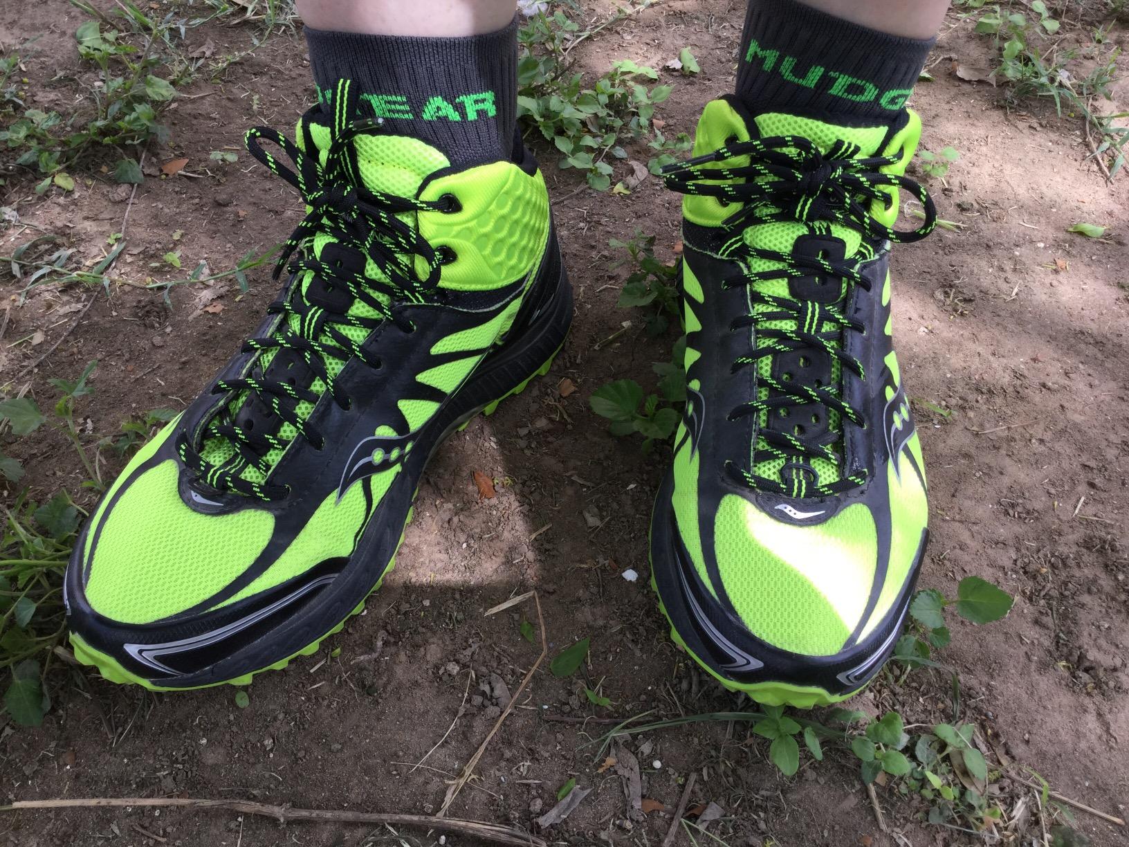 MudGear Quarter Crew Trail Socks, Blister-Resistant, Sweat-Resistant & Quick-Drying, Cushioned Footbed, Made in USA, 2-Pack customer photo 2