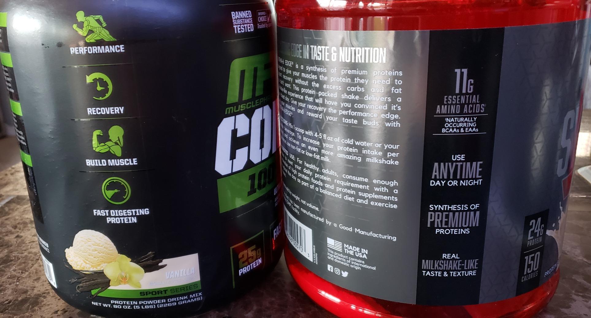 MusclePharm Combat 100% Whey Protein Powder, Vanilla Flavor - 5 lb, 70 Servings customer photo 1