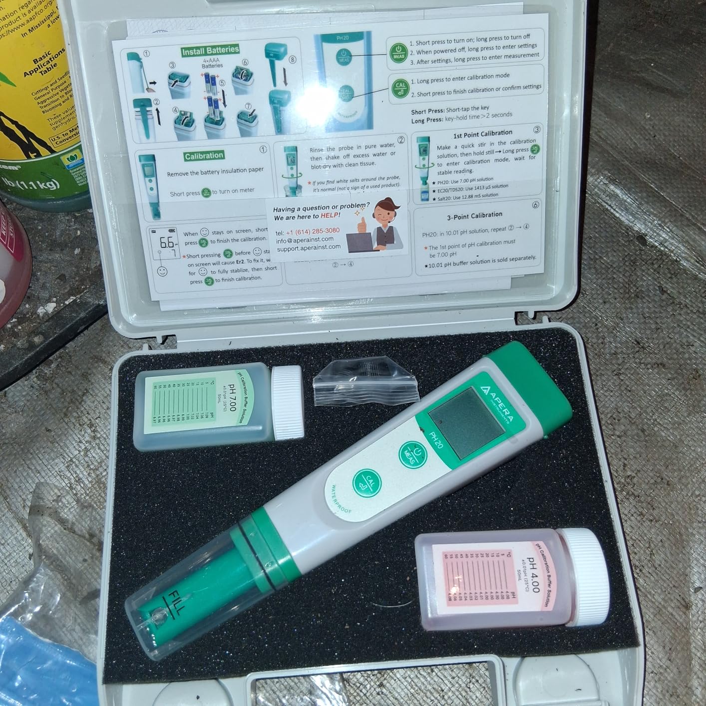 APERA INSTRUMENTS AI209 Value Series PH20 Waterproof pH Tester Kit, +/-0.1 pH Accuracy customer photo 2