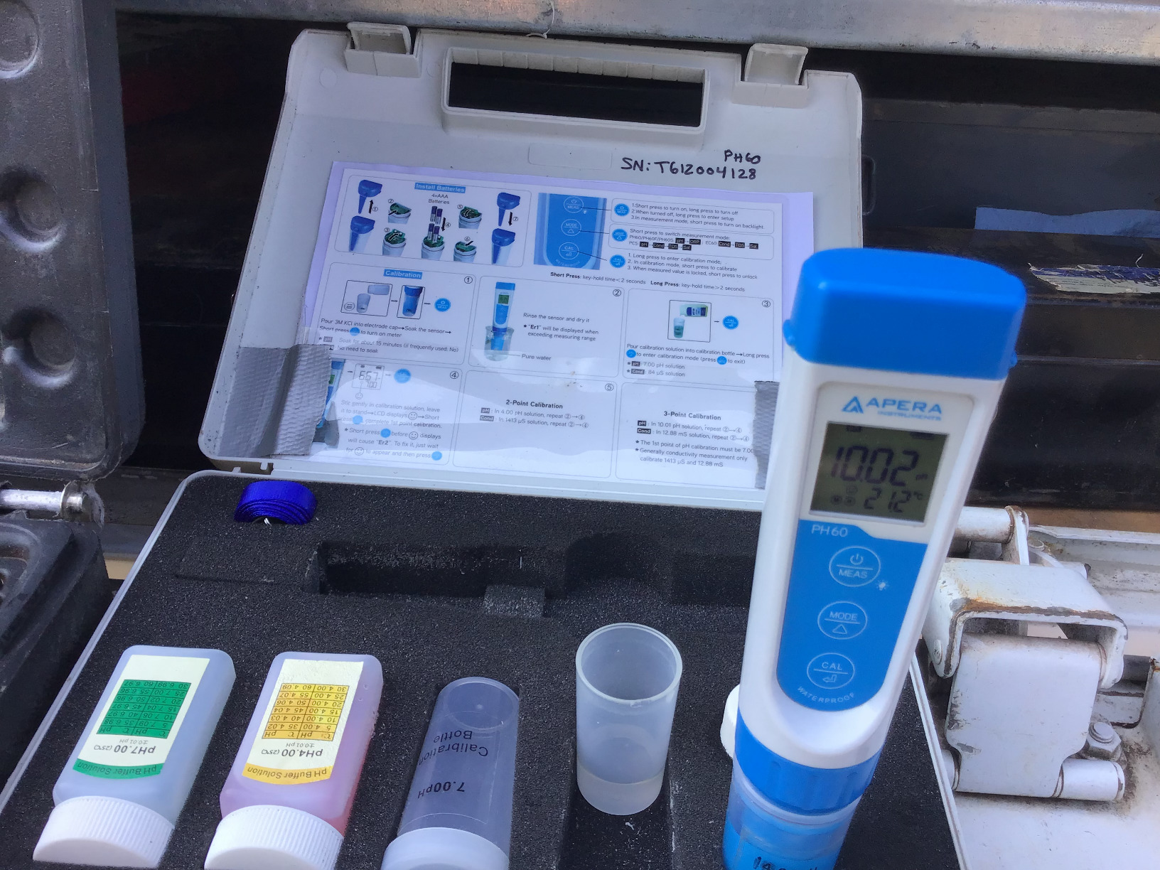 Apera Instruments AI311 Premium Series PH60 Waterproof pH Pocket Tester Kit, Replaceable Probe, +/-0.01 pH Accuracy, LCD Display customer photo 1