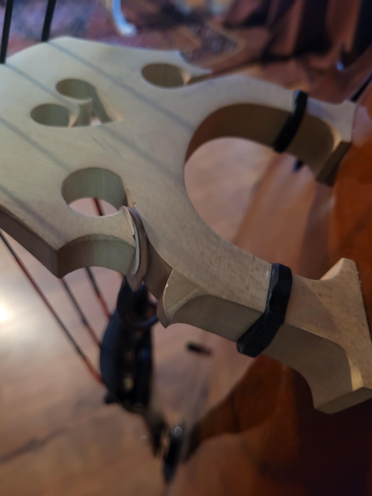 KNA DB-1 Portable Bridge-Mounted Piezo Pickup for Double Bass, Upright, Classical, Rockabilly customer photo 2