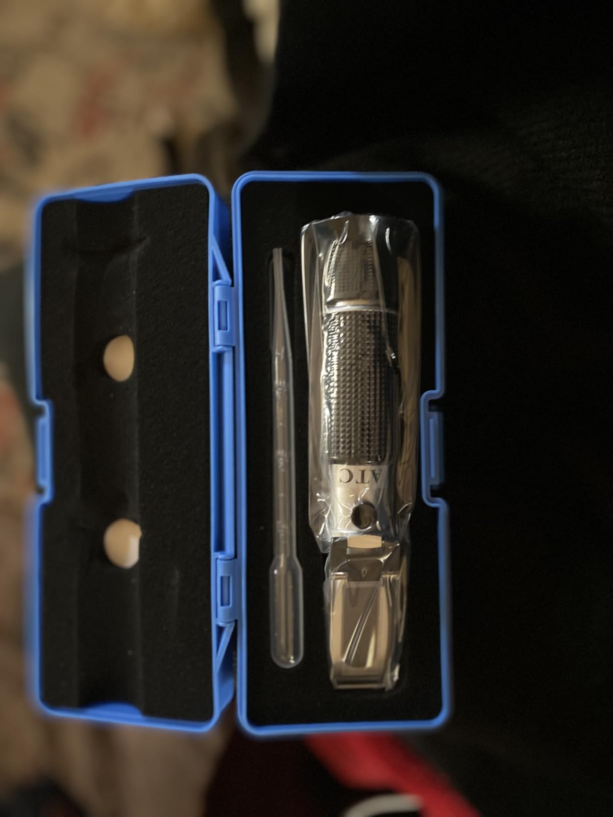 aichose Brix Refractometer with ATC, Dual Scale - Specific Gravity & Brix, Hydrometer in Wine Making and Beer Brewing, Homebrew Kit customer photo 2