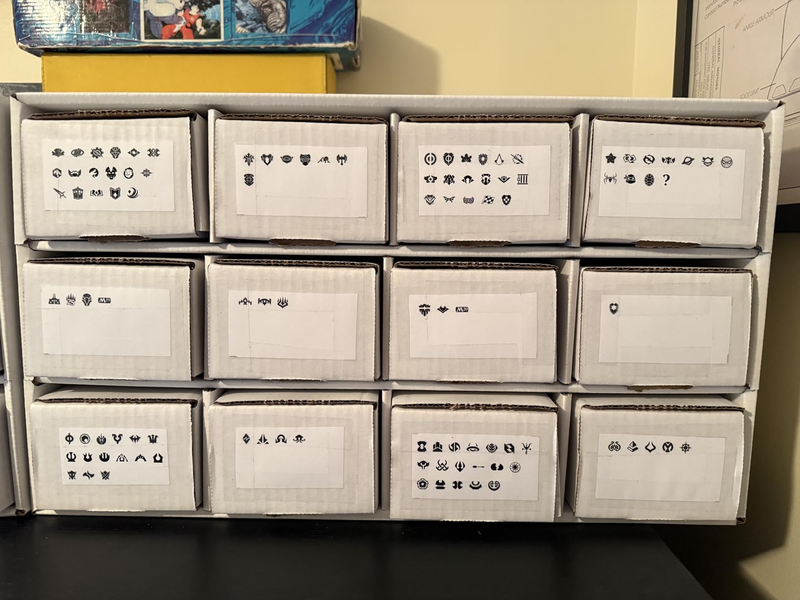 BCW Card House Storage Unit with 12 x 800ct Boxes | Holds Up to 9600 Cards | Organizer for Sports Cards, Pokémon, Magic: The Gathering & More customer photo 2