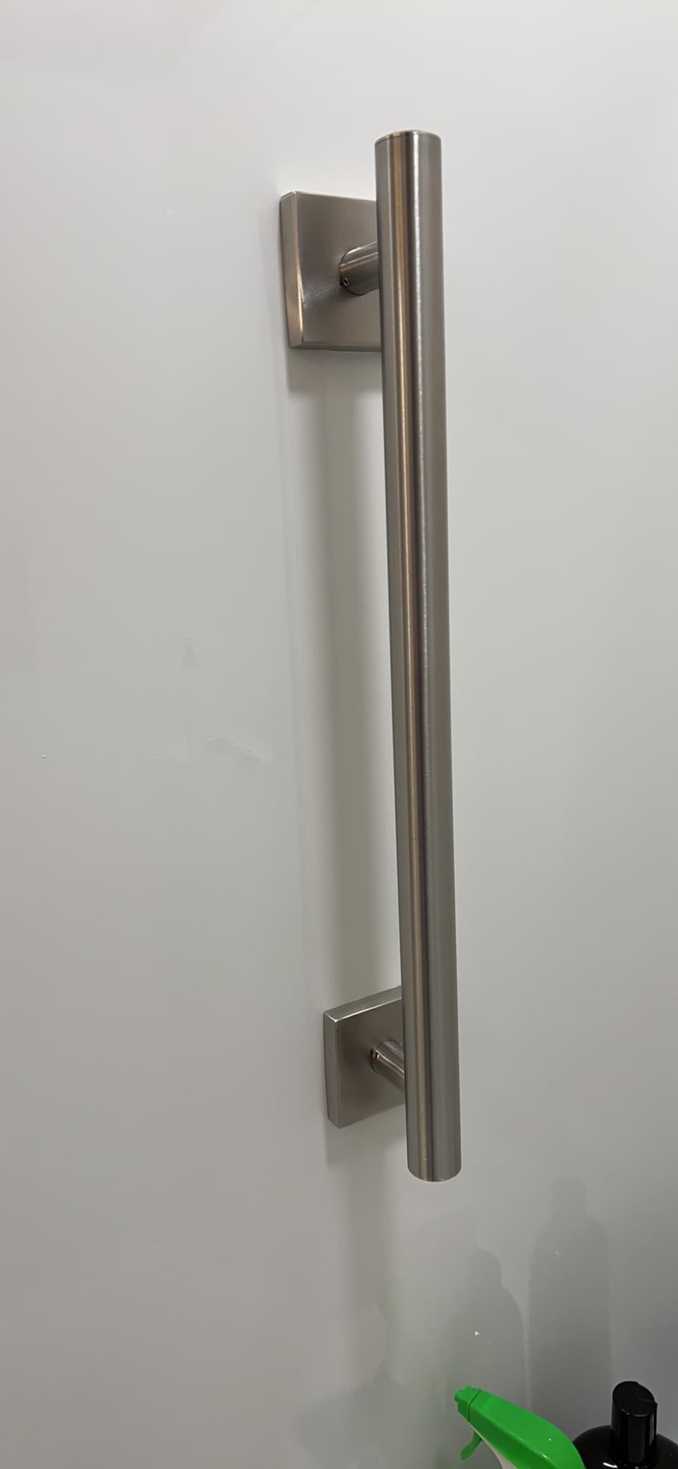 Gatco 950 Elevate Shower Grab Bar, 12 Inch, ADA Compliant, Satin Nickel, Wall Mounted Bathroom Handrail customer photo 2