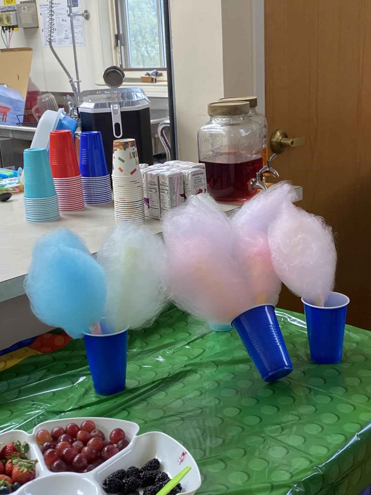 The Candery Cotton Candy Machine - Bright, Colorful Style- Makes Hard and Sugar Free Candy, Sugar Floss, Homemade Sweets for Birthday Parties - Includes 10 Cones & Scooper customer photo 1