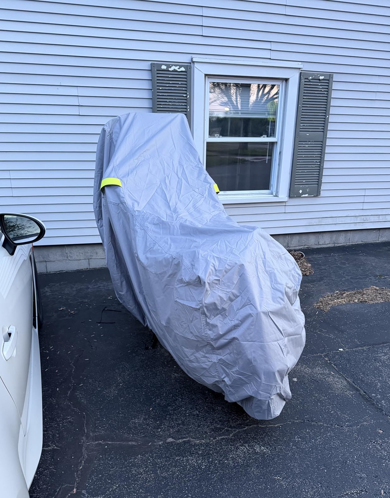 Badass Moto Heavy Duty Motorcycle Cover Waterproof Outdoor Durable All Season Wx Fits Harley Davidson CVO, Road King, K 1600, R 18, Gold Wing, Indian Chieftain, Challenger, Roadmaster, Touring Bike XL customer photo 1