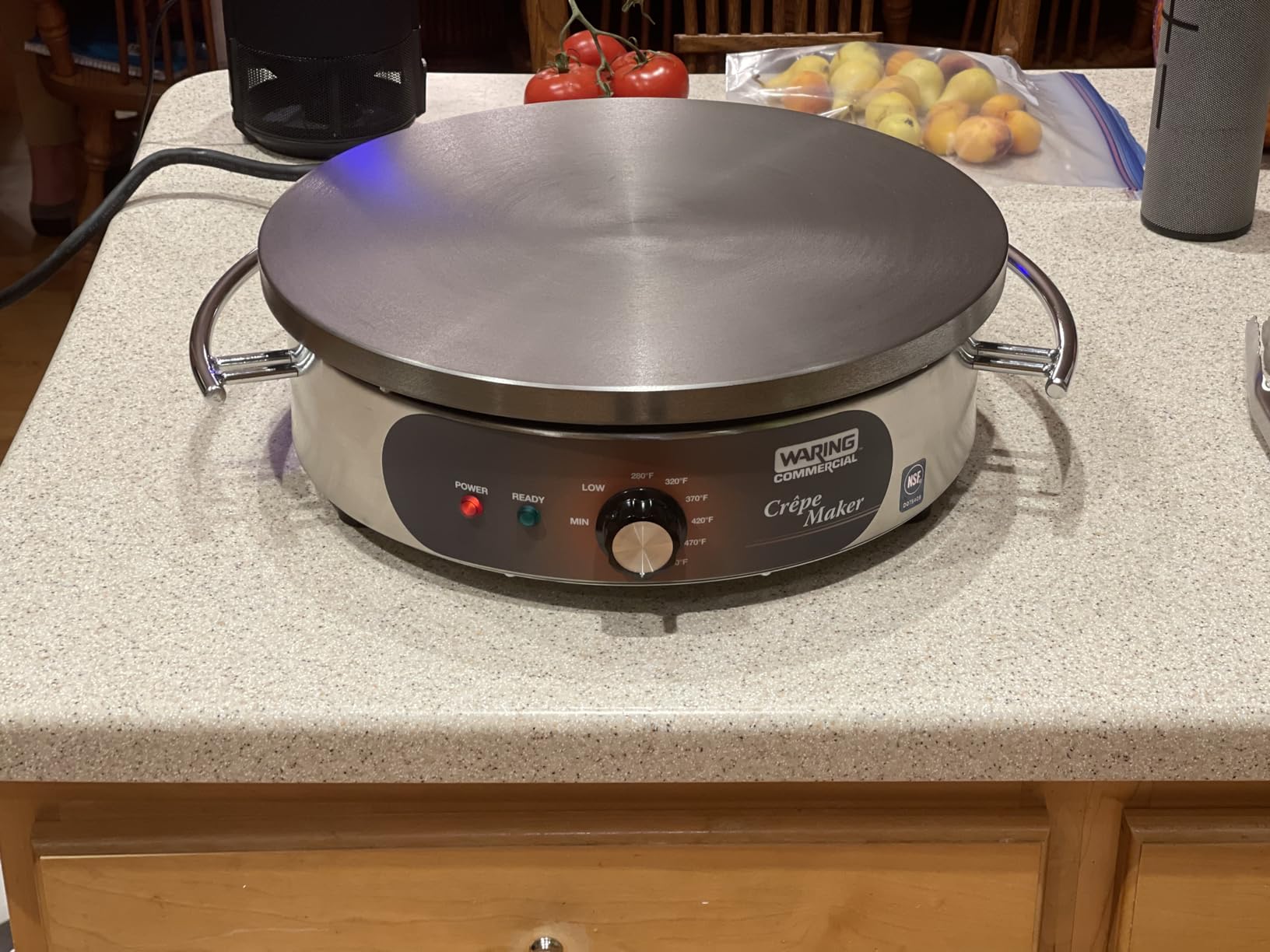 Waring Commercial WSC165BX Crepe Maker, 208V, Stainless Steel, Silver customer photo 2