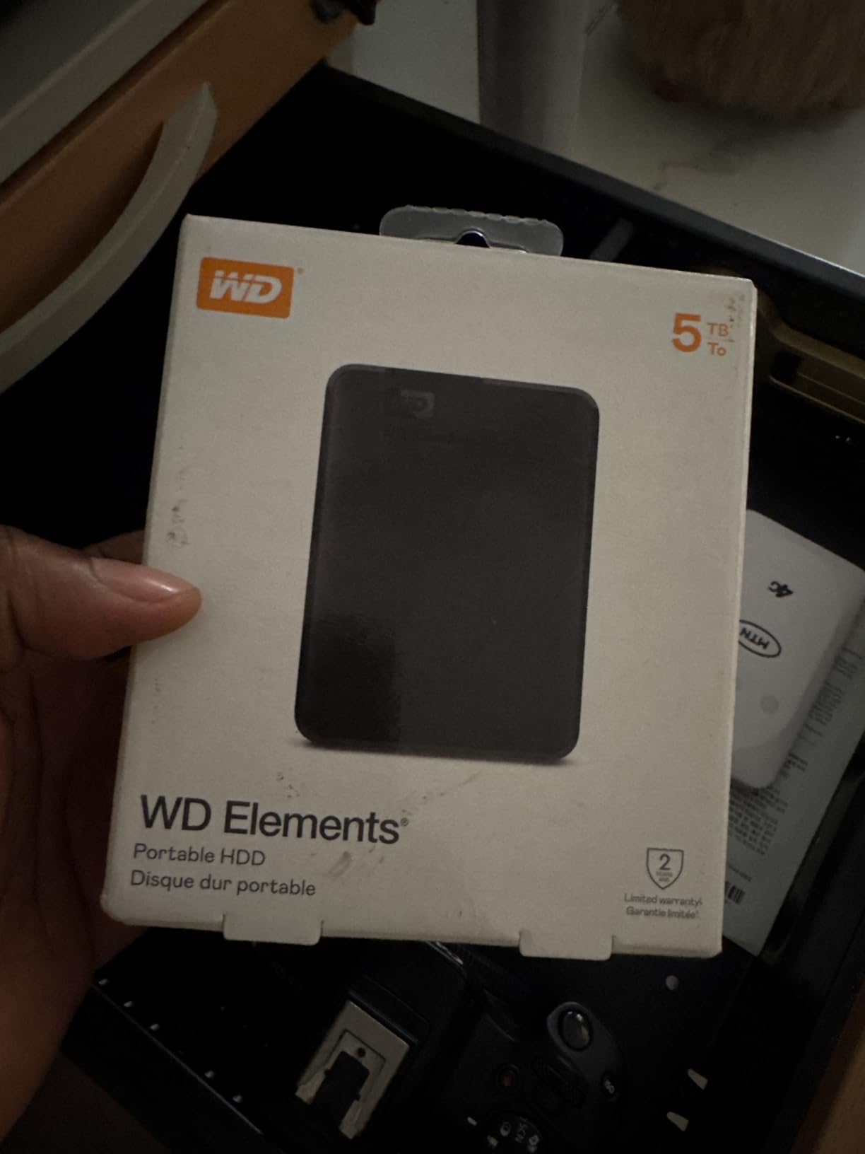 WD 2TB Elements Portable External Hard Drive, USB 3.2 Gen 1/USB 3.0 for PC & Mac, Plug and Play Ready - WDBU6Y0020BBK-WESN customer photo 1