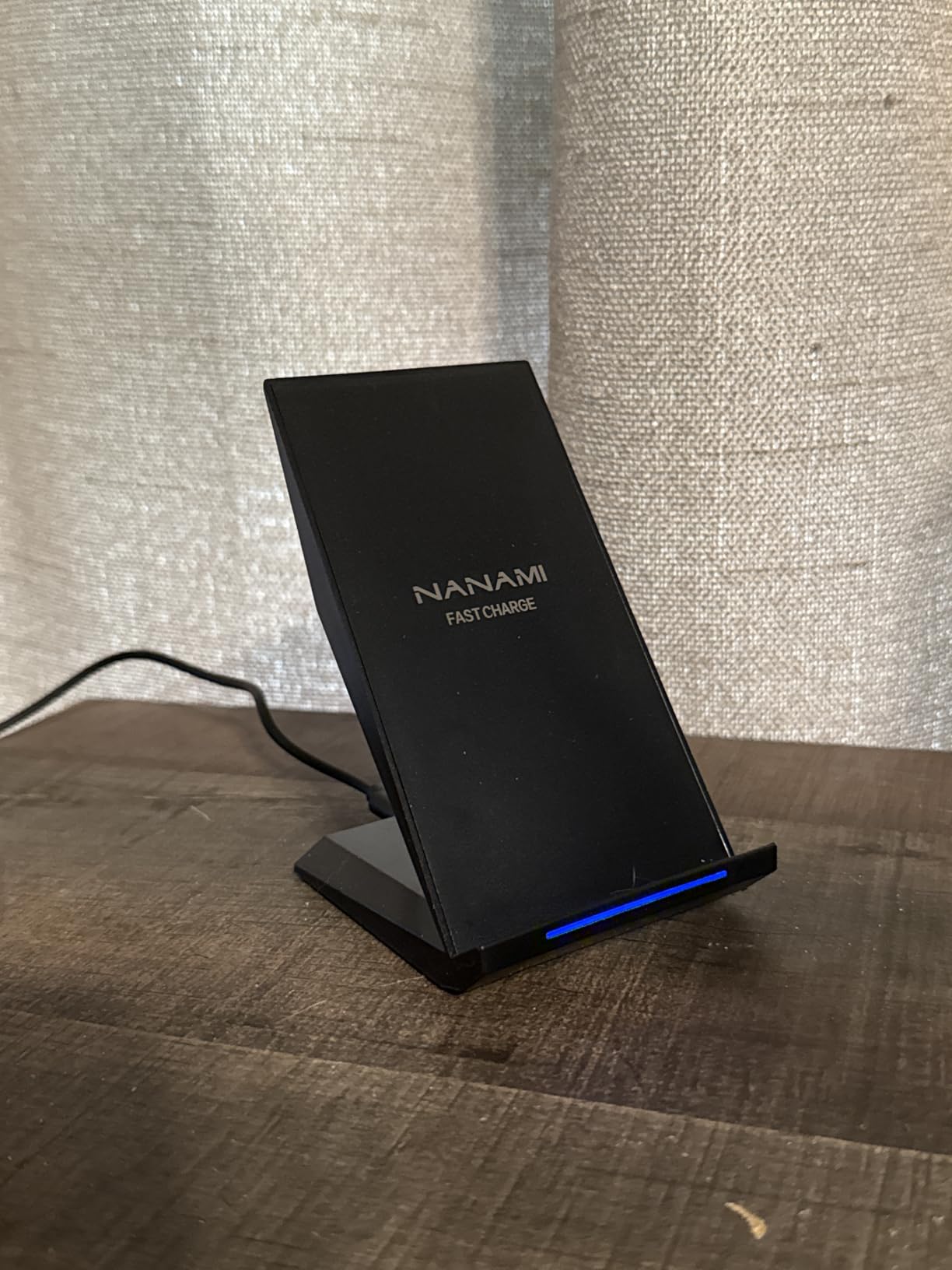 Fast Wireless Charger, NANAMI Wireless Charging Stand Compatible iPhone 17/17 Air/16/15/15 Pro/15 Plus/15 Pro Max/14/13, Nightstand Phone Charger Dock for Samsung Galaxy S26/S26+/S25/S24/S23/S22 customer photo 1