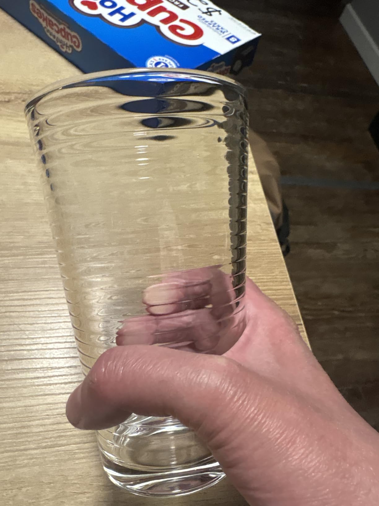 Le'raze Set of 16 Heavy Base Ribbed Durable Drinking Glasses Includes 8 Cooler Glasses (17oz) and 8 Rocks Glasses (13oz), Clear Glass Cups customer photo 2