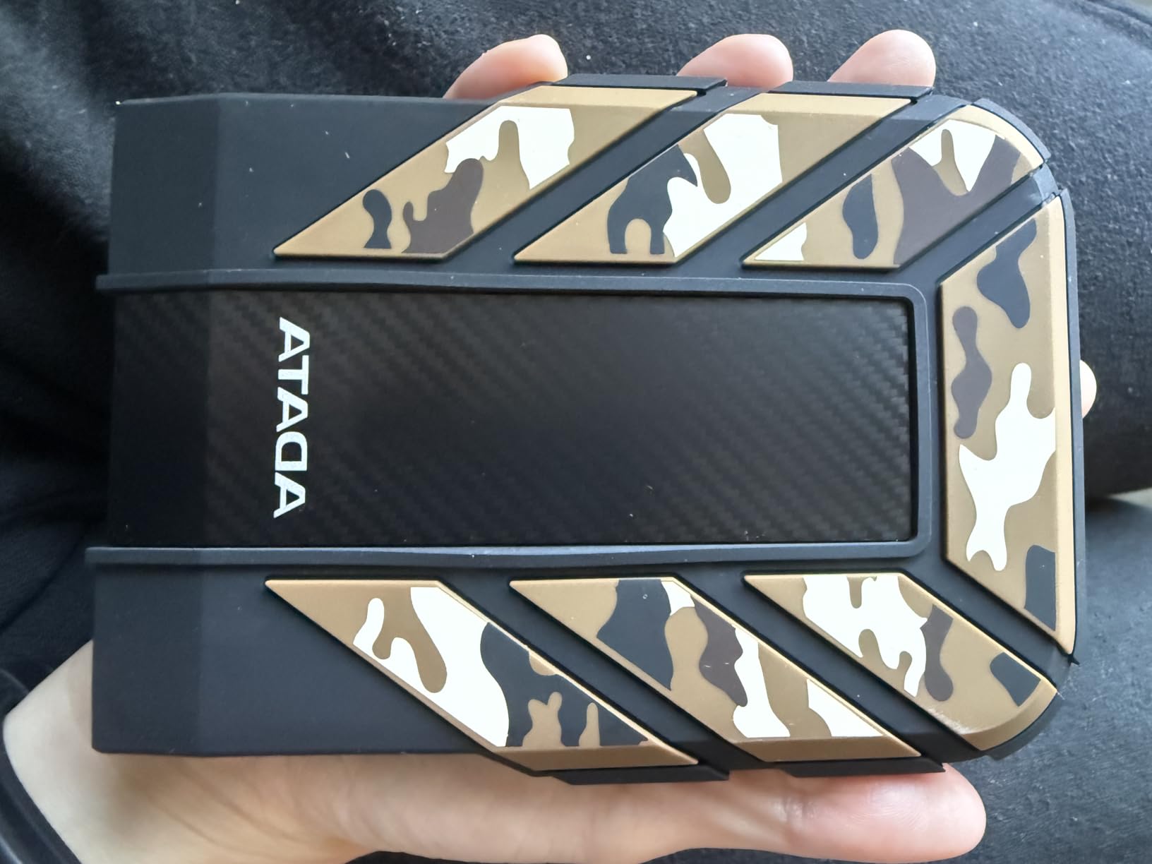 ADATA HD710 Pro 2TB External Hard Drive - Shockproof, Waterproof & Dustproof - Durable Storage - For Gamers, Students & Professionals - Mac, PC & Linux Compatible - Black - AHD710P-2TU31-CBK customer photo 1