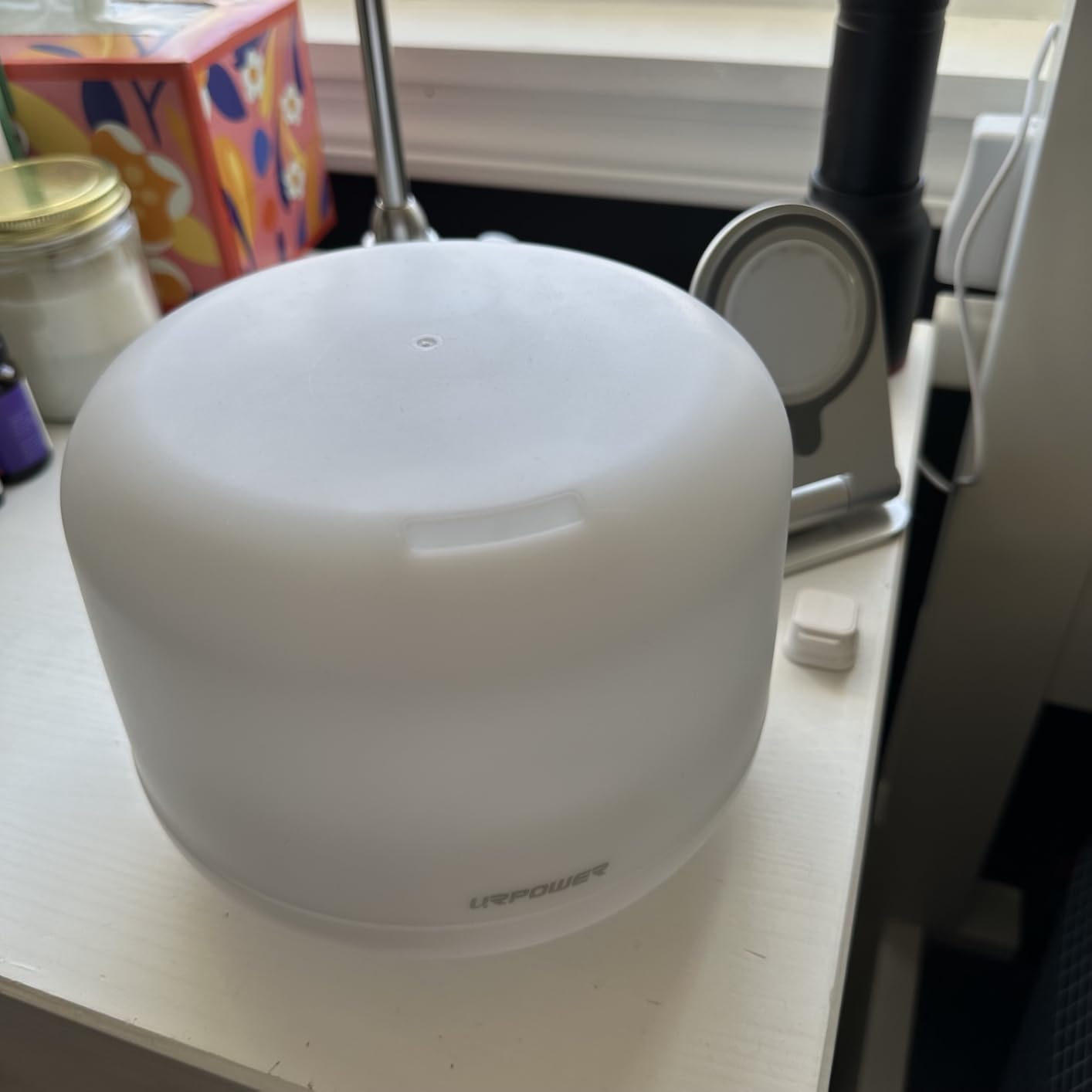 URPOWER 500ML Essential Oil Diffuser Humidifiers Ultrasonic Aromatherapy Diffusers with 4 Timer Settings and Waterless Auto Shut-Off for Home Office Living Room Yoga Remote Control NOT Included customer photo 2