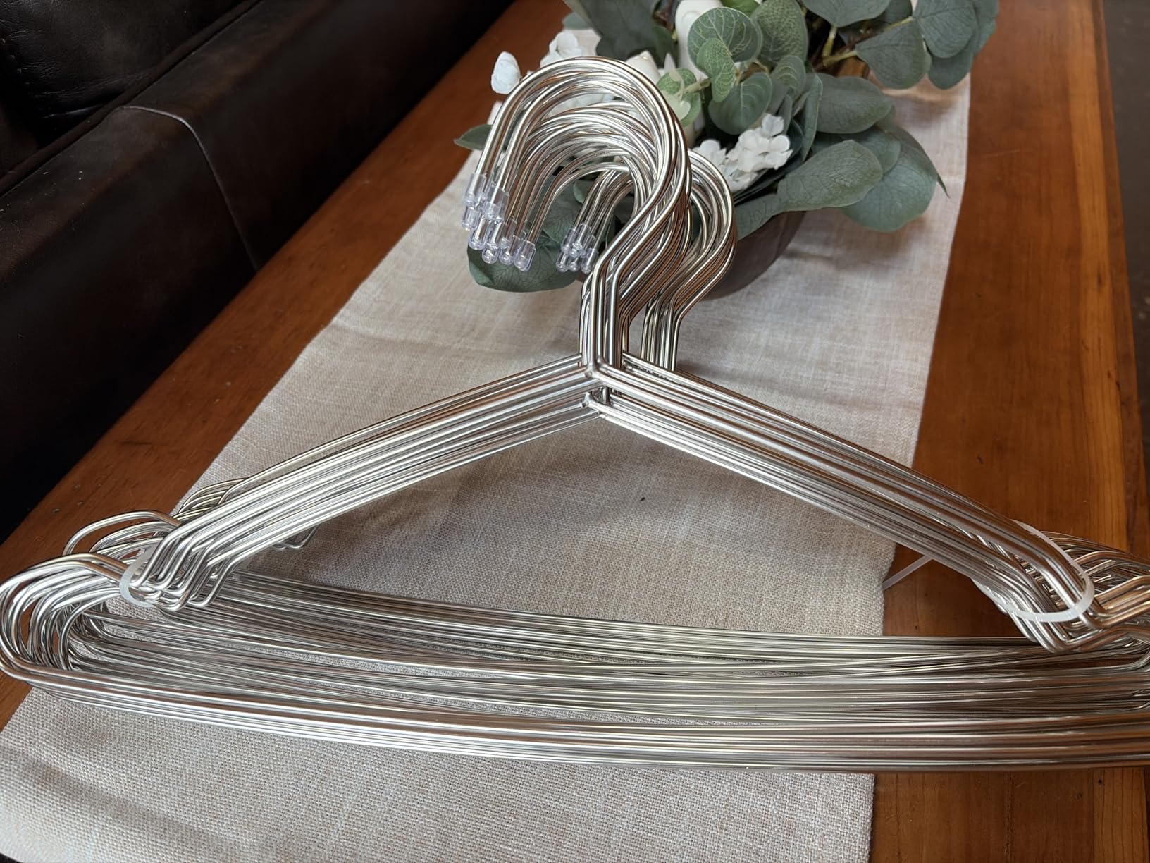 TIMMY Wire Hangers 40 Pack Stainless Steel Strong Metal Coat Hanger Clothes 16.5 Inch customer photo 1