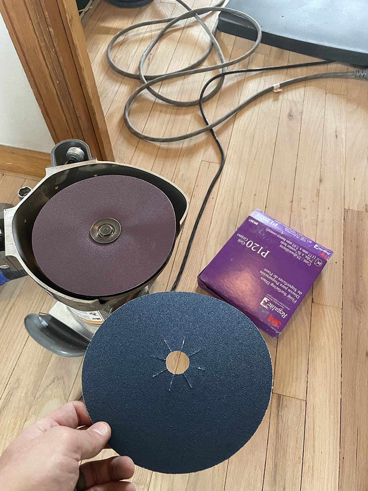 Mercer Industries 410050 Zirconia Cloth Floor Sanding Edger Discs, 7