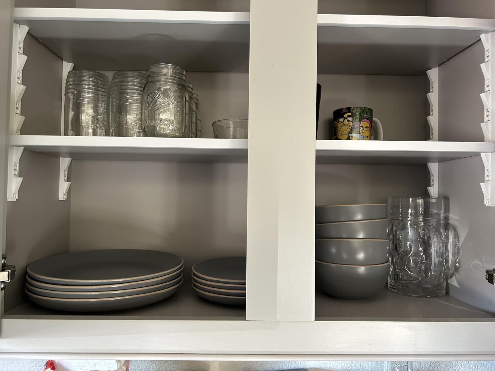 Gibson Home Rockaway 12-Piece Stoneware Dinnerware Set, Matte Finish, Service for 4, Modern Ceramic Plates and Bowls, Microwave & Dishwasher Safe - Soft Gray - Service for 4 customer photo 1