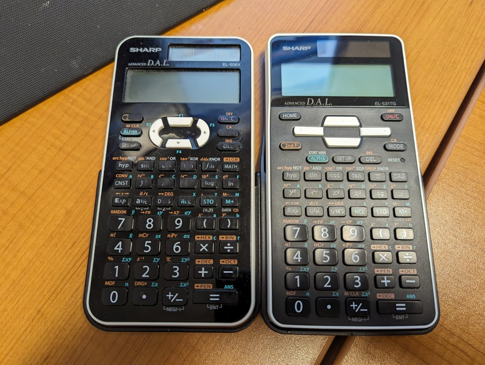 Sharp EL-531TGBBW 12-Digit Scientific/Engineering Calculator with Protective Hard Cover, LCD Display, Great for Students and Professionals, Black customer photo 2